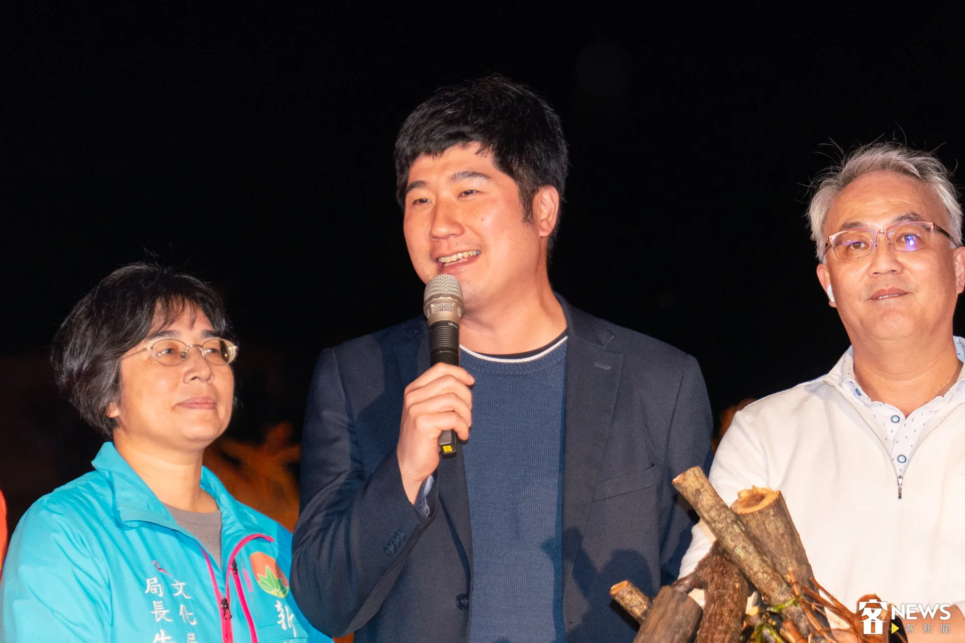 客委會副主任委員邱星崴邀請大家多多到北埔、到各地客庄「行行尞尞（走走逛逛）」。朱愷元攝