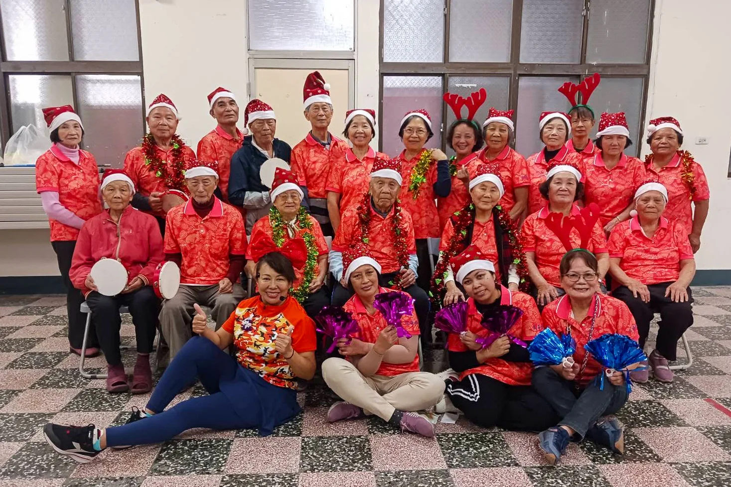 竹田鄉美崙村關懷據點平常舉辦多種活動。作者提供