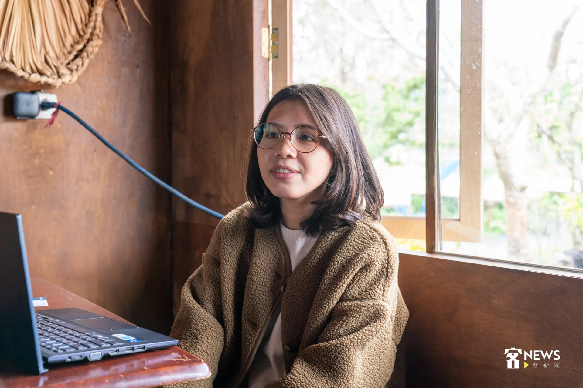 鄧君婷綽號「滾婷」，是因為名字中「君」的客家海陸腔發音類似「滾」。李宥妍攝