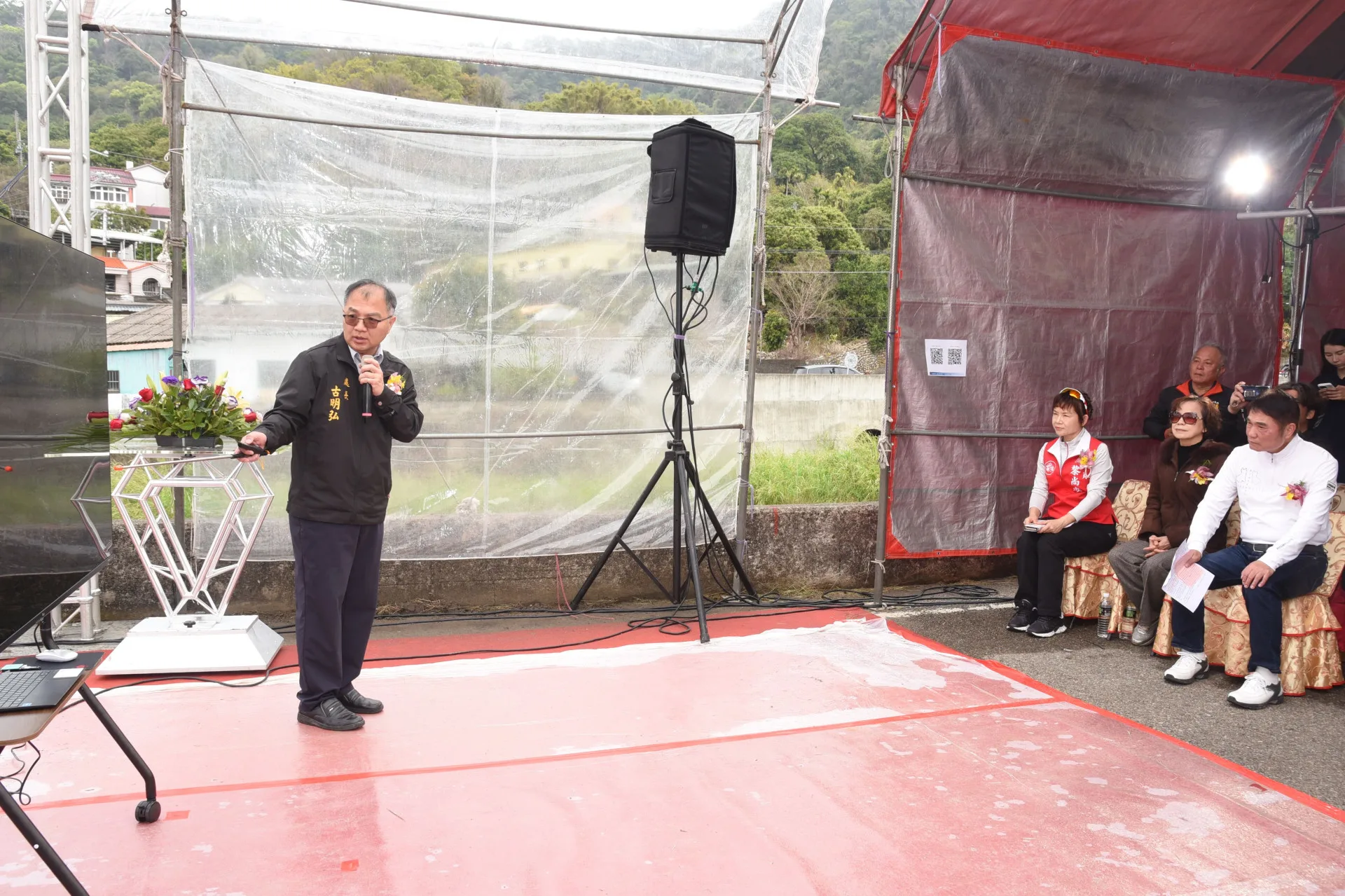 苗栗縣政府縣府交通工務處長古明弘。