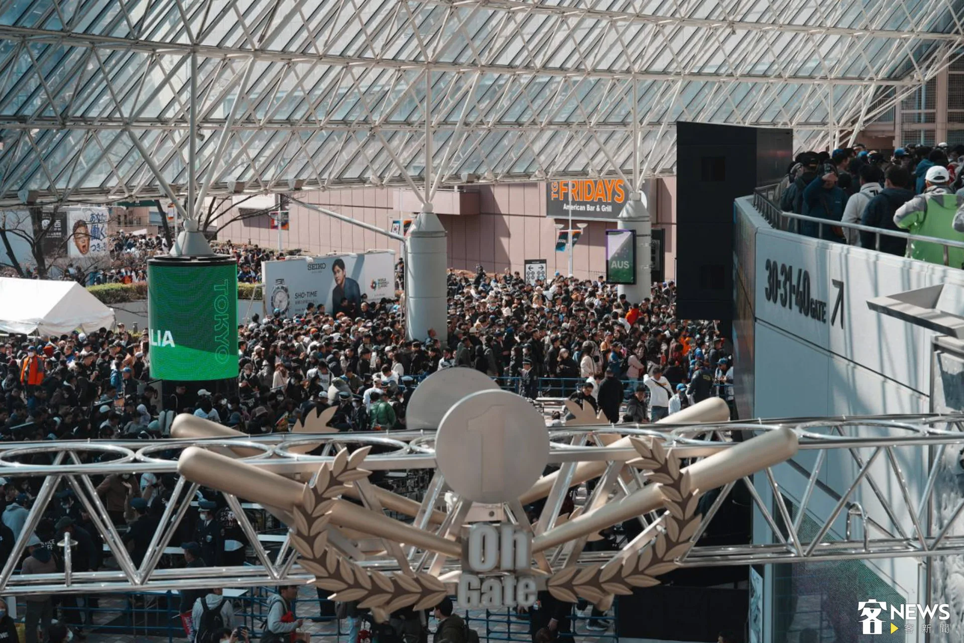 2026WBC台澳大賽今天開打，台灣球迷擠爆東京巨蛋。李台源攝