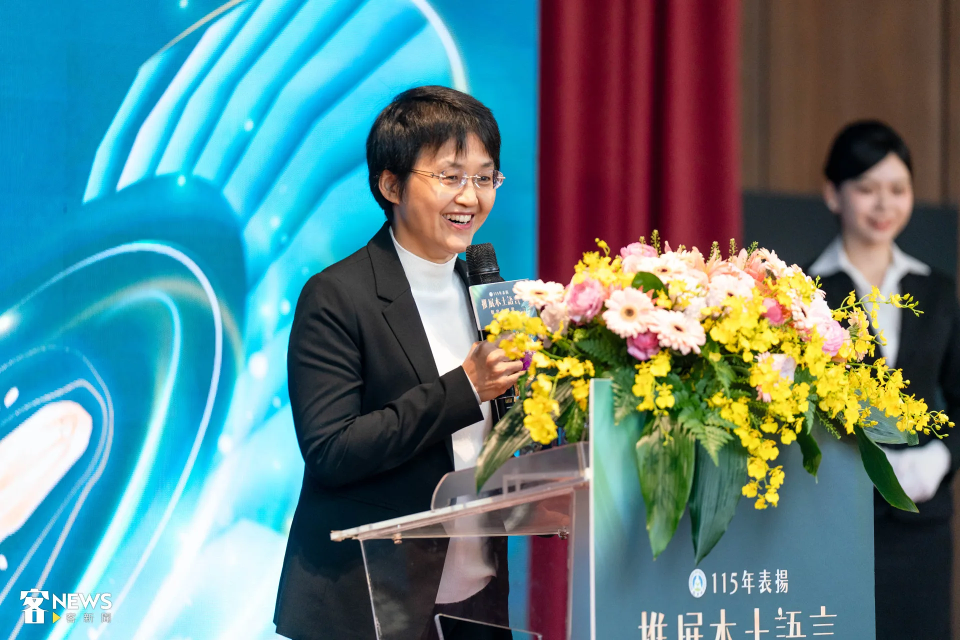 客家委員會主委古秀妃表示深耕母語教育的道路困難且漫長。范修語攝