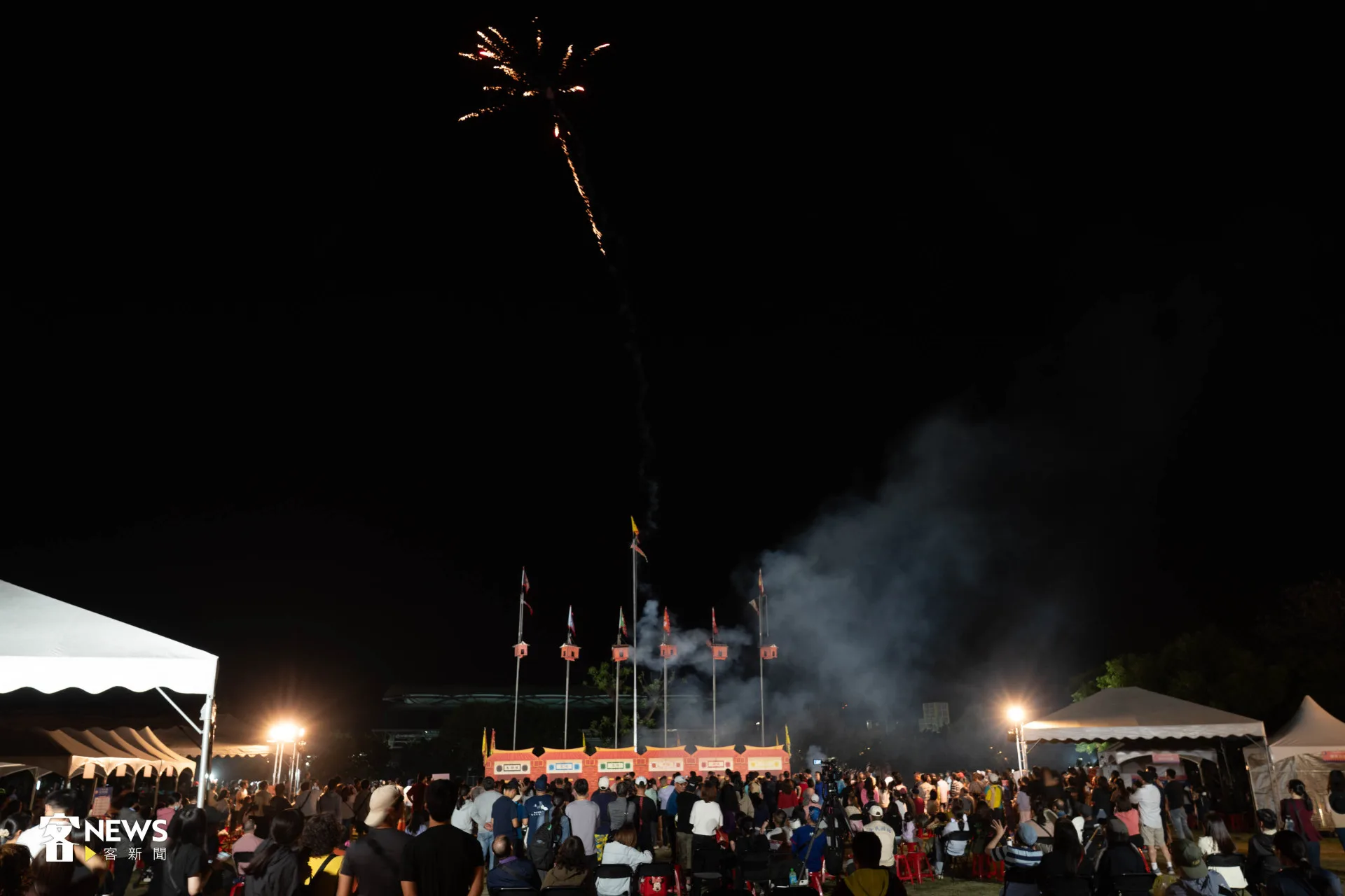 2010年「六堆祈福尖炮城」更被列為全國客庄十二大節慶之一，每年吸引約2萬名選手與民眾參與。范修語攝