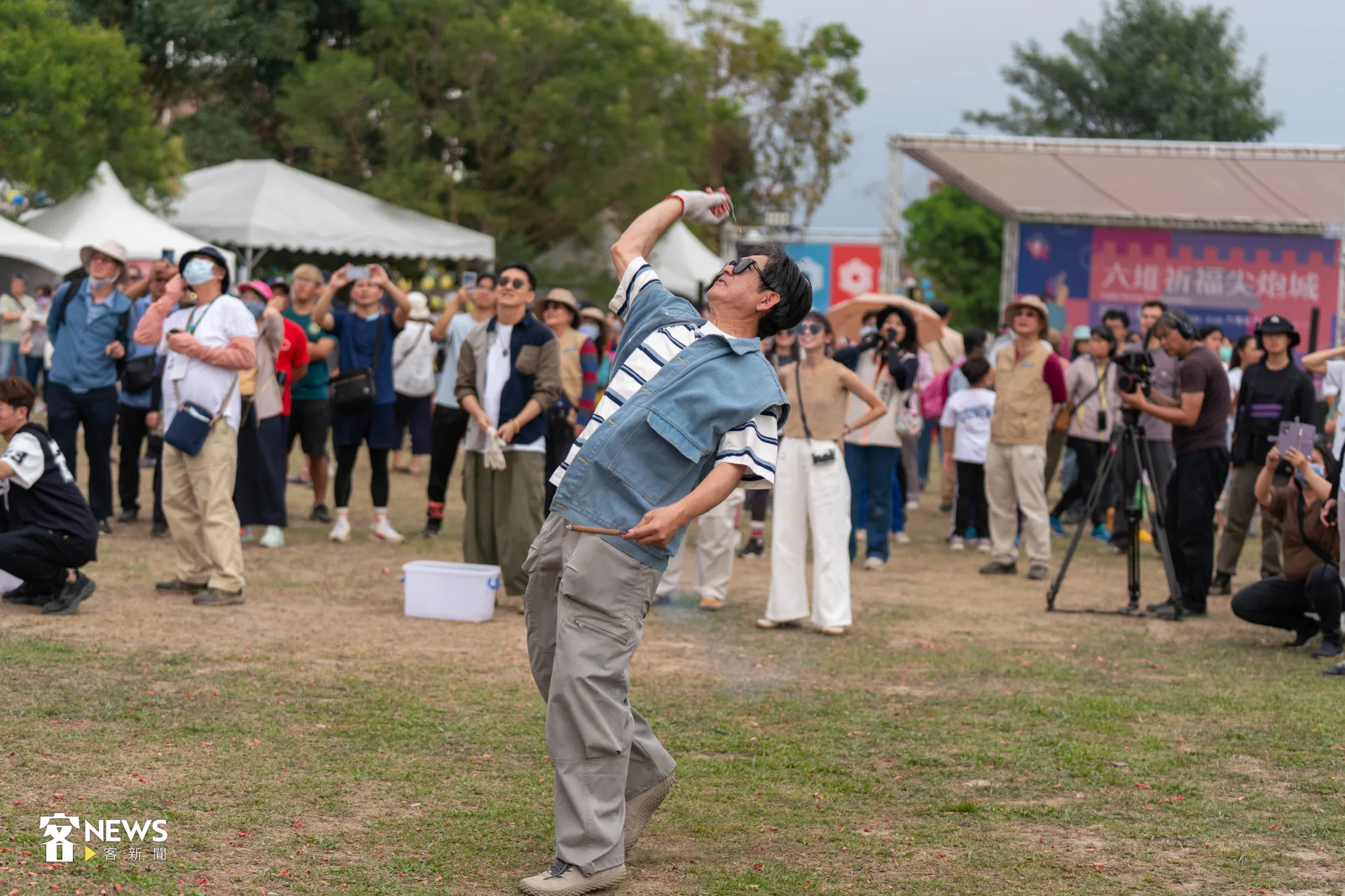 洪都拉斯挑戰尖炮城攻炮籠。范修語攝