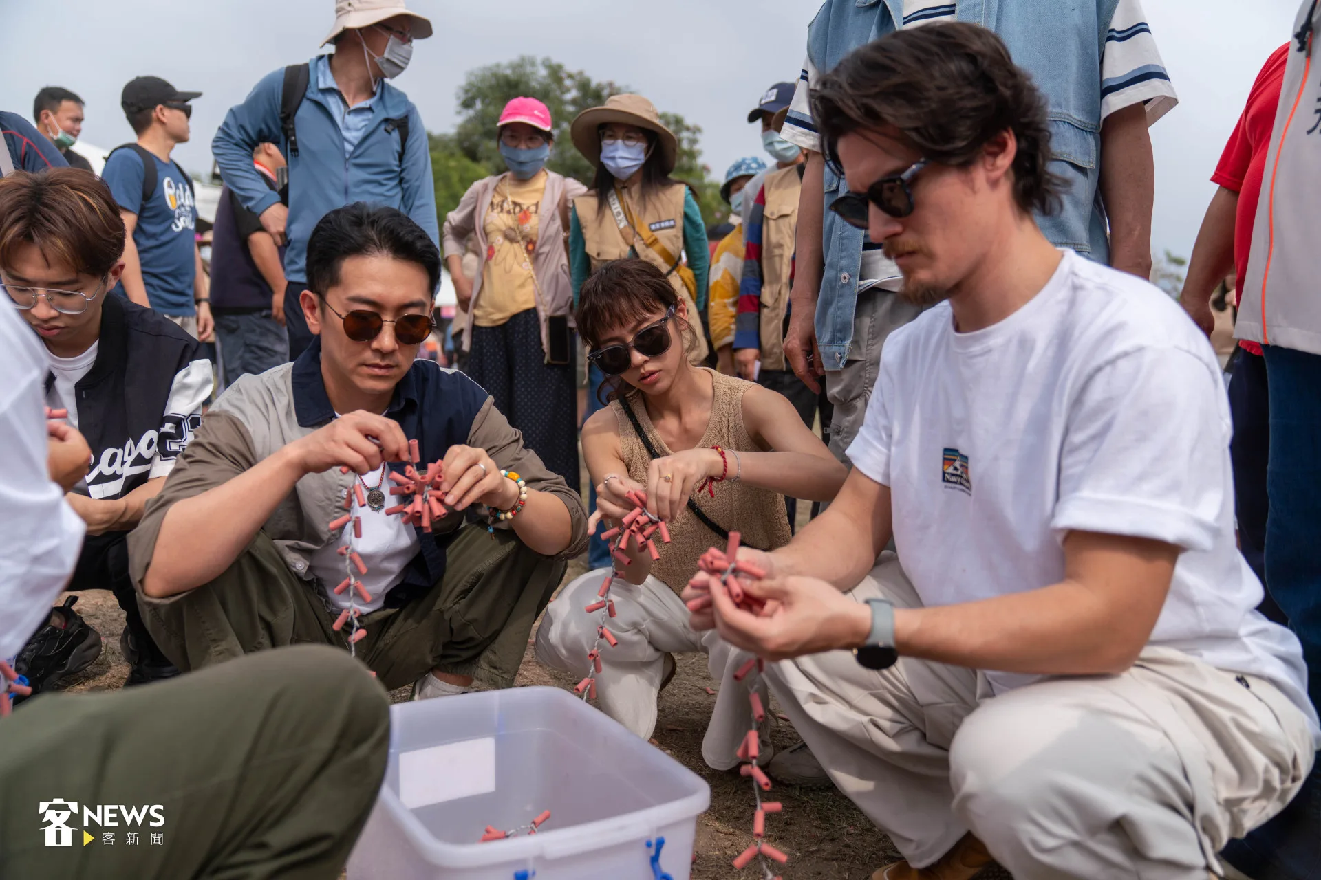 最Kiang駐村小隊來賓iColor，體驗尖炮城。范修語攝