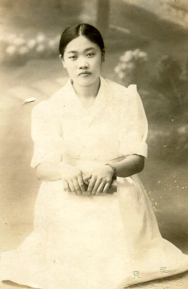 最先資助旅費給謝春梅到屏東學醫的陳見妹，他是公館名儒陳漢初的女兒。何來美翻攝