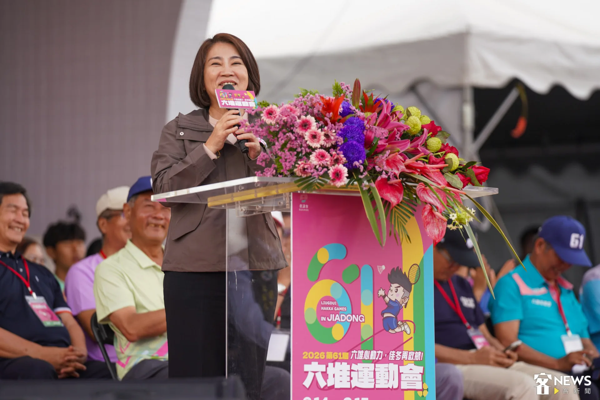 屏東縣長周春米表示，近幾週屏東的客家文化活動非常精彩。朱愷元攝