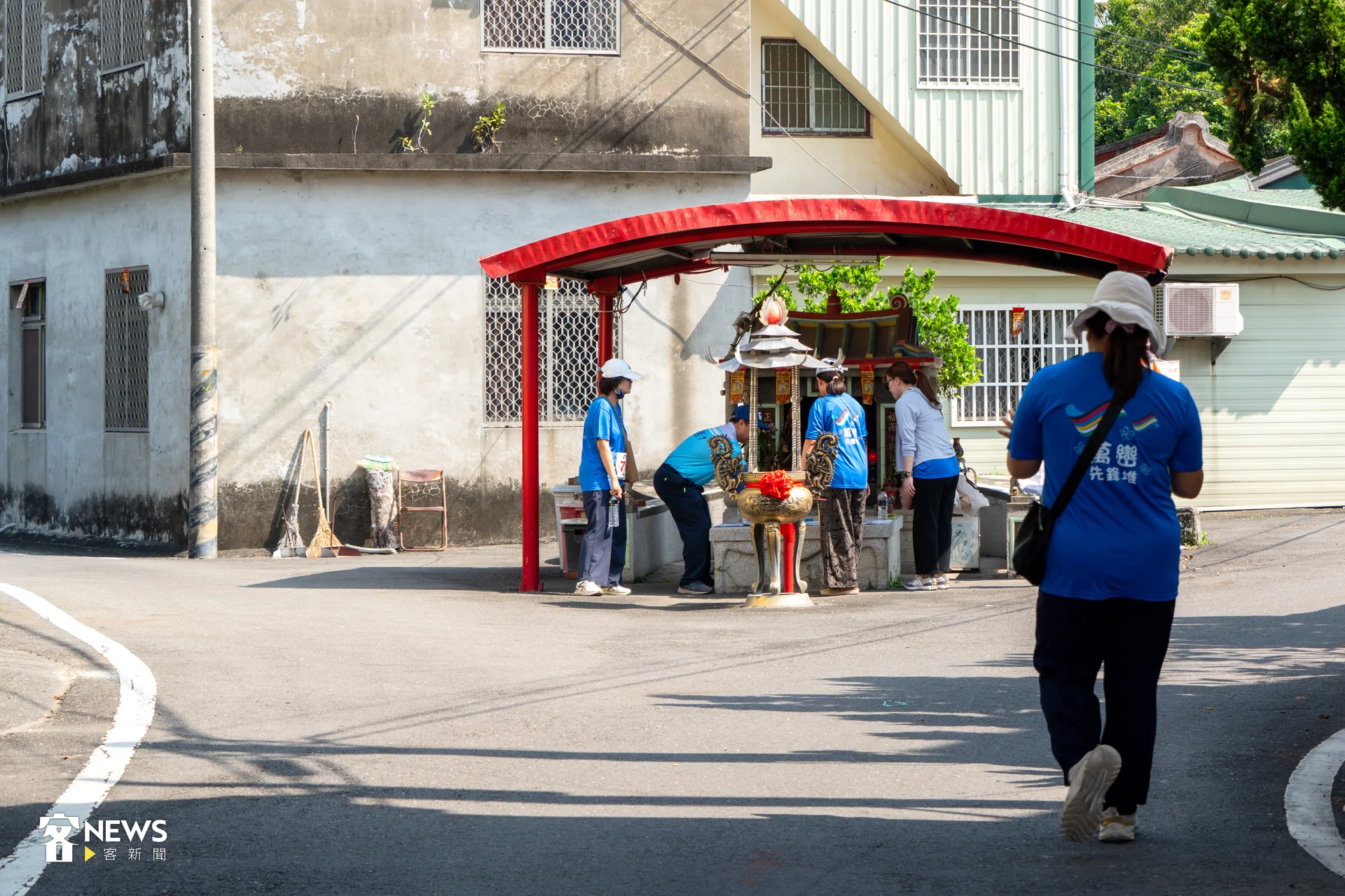 沉浸式大地遊戲「客庄遊戰」今年串聯佳冬多處古蹟。洪藝晅攝
