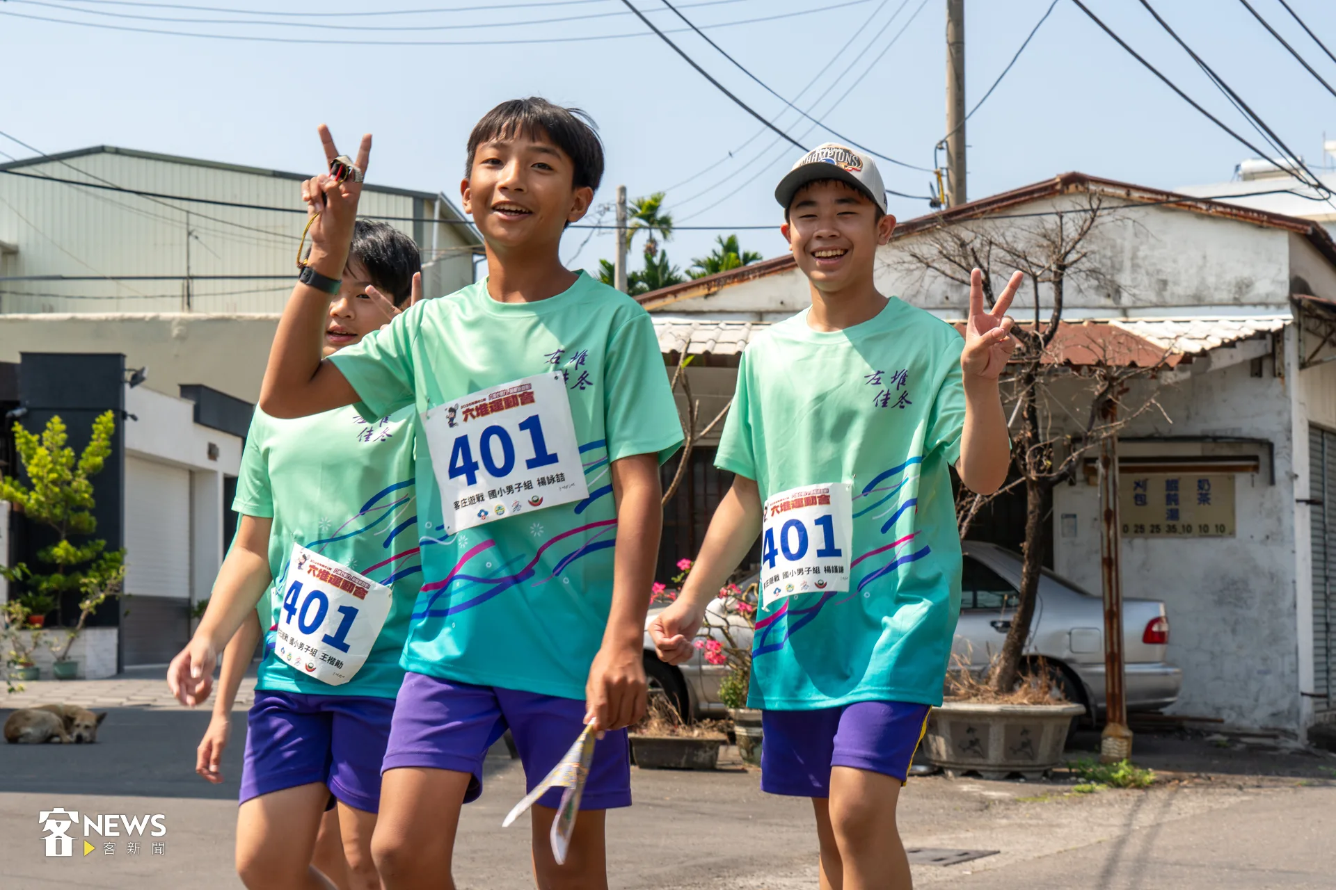 親子組、學生、社會組加總起來,今年「客庄遊戰」將近350位參賽選手闖關。洪藝晅攝