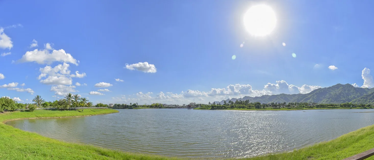 美濃湖原是人工灌溉湖,著生許多水草,擁有豐富賞鳥資源。客新聞資料照