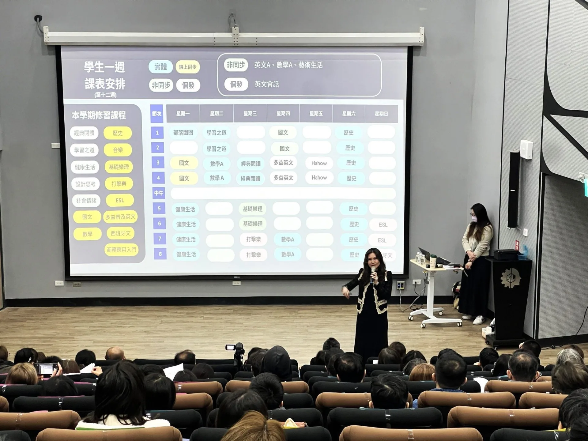 竹北實中招生說明會。