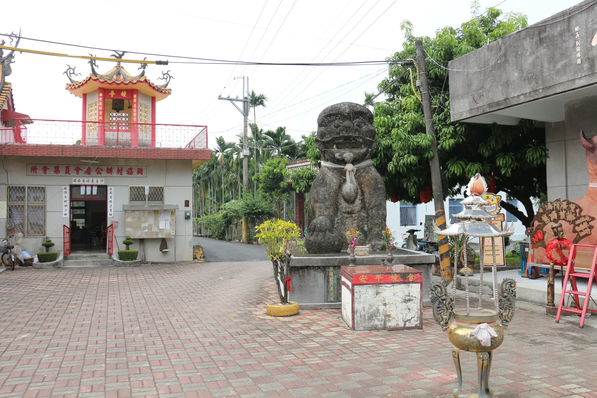 大路關地區「石獅公」信仰。翻攝自國家文化資產網