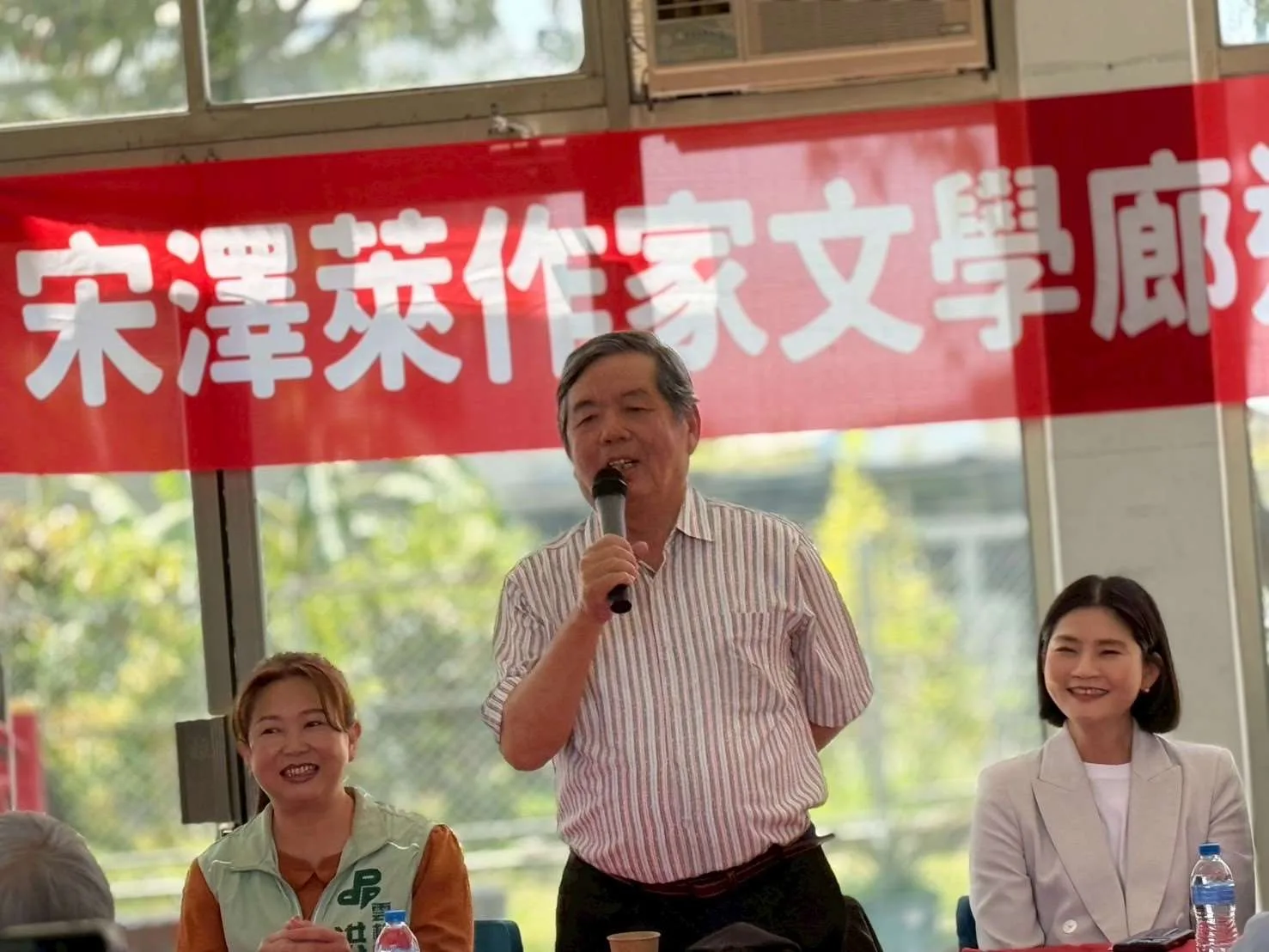 宋澤萊受訪時提到，由私人、個人作家出發的文學廊道其實不多，期盼拋磚引玉，讓未來有更多作家跟著在後面做，讓台灣成為一個更有文學氣質的國家。雲林縣政府提供