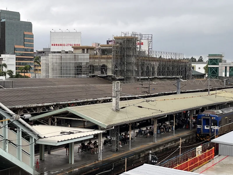 台南火車站第2月台納入國定古蹟。台南市政府提供