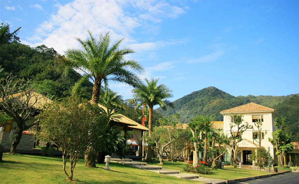 層巒疊翠的山景與溪谷壯闊盡收眼底。參山處提供