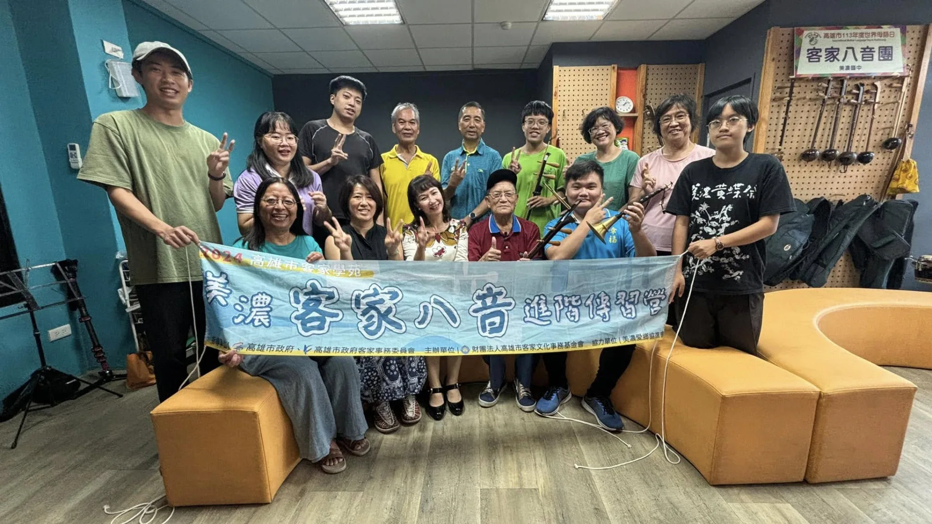 中央與地方政府共同合作推動客家八音傳承。李慧宜攝