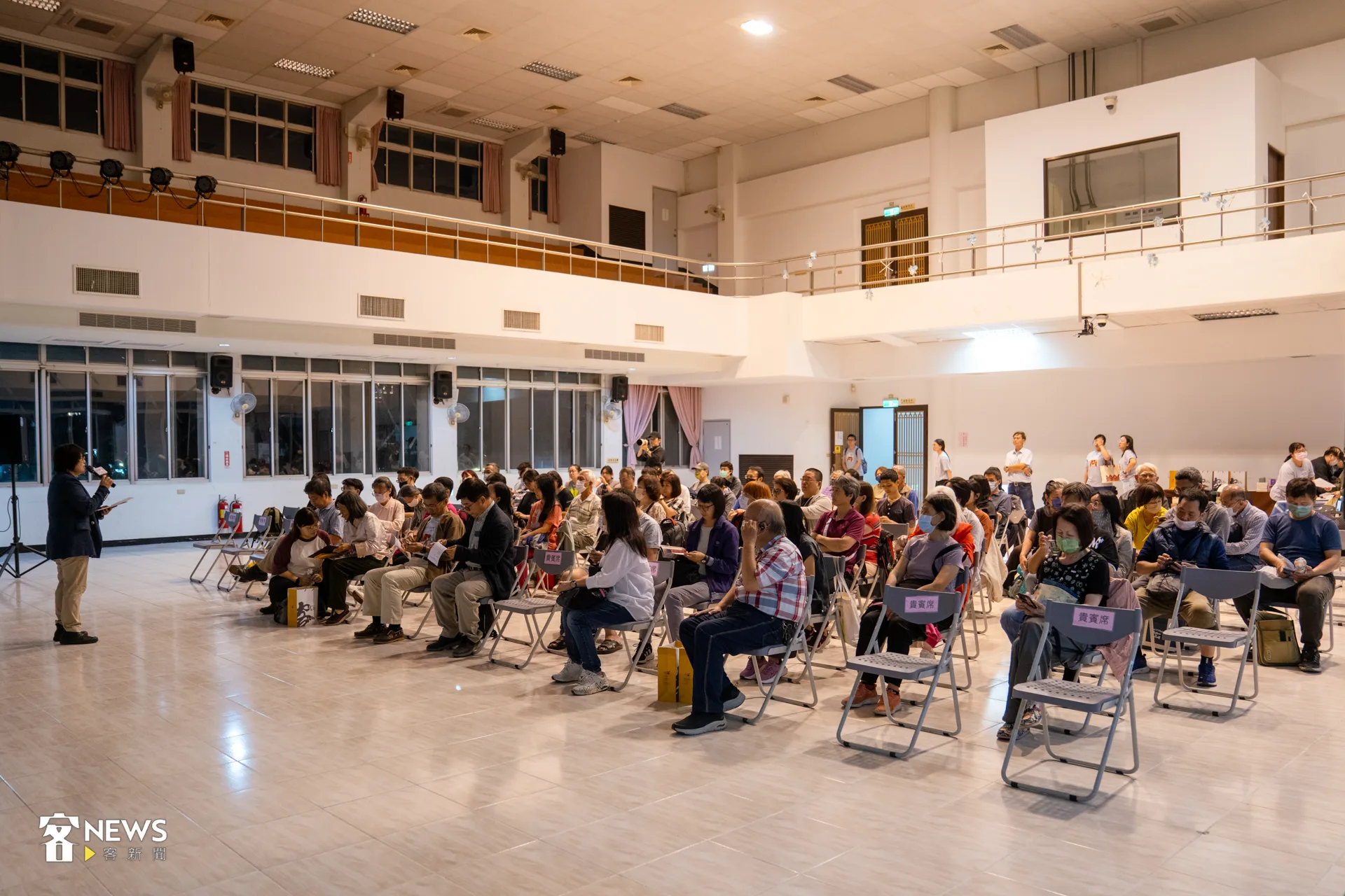 經典國片《小城故事》今(27)天以數位修復客語版重返大銀幕,於台南客家文化會館放映。洪藝晅攝