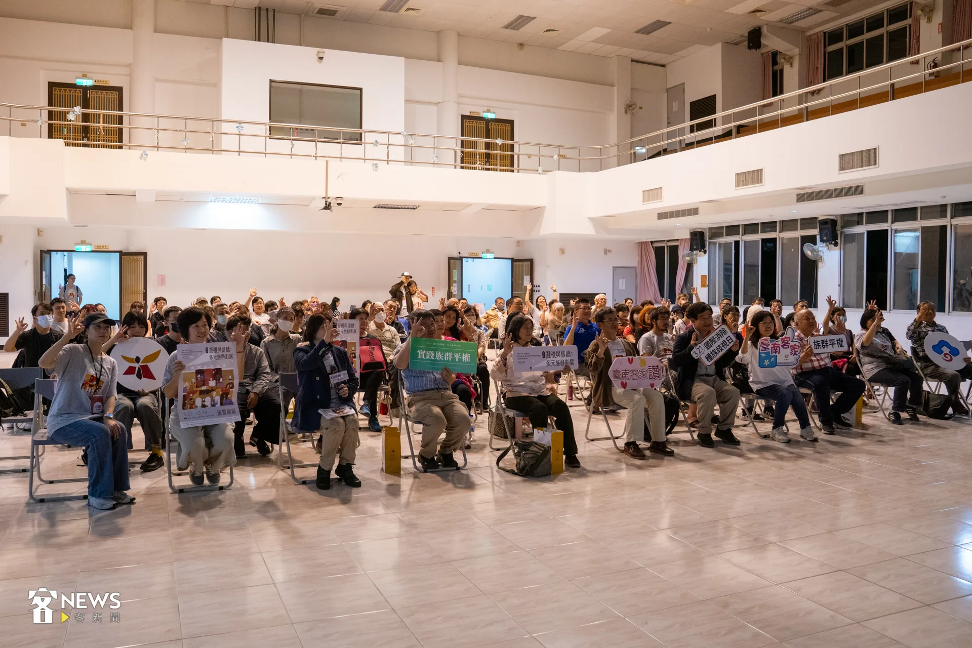 經典國片《小城故事》今(27)天以數位修復客語版重返大銀幕,於台南客家文化會館放映。洪藝晅攝