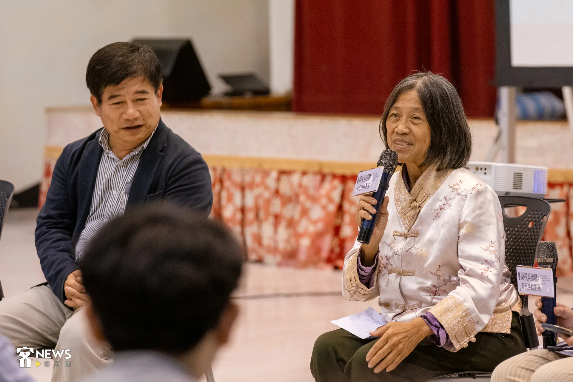 黃玉珊導演、當年小城故事的場記,她表示,看到數位修復的客語版非常驚訝,特別讚賞配音員的用心。洪藝晅攝