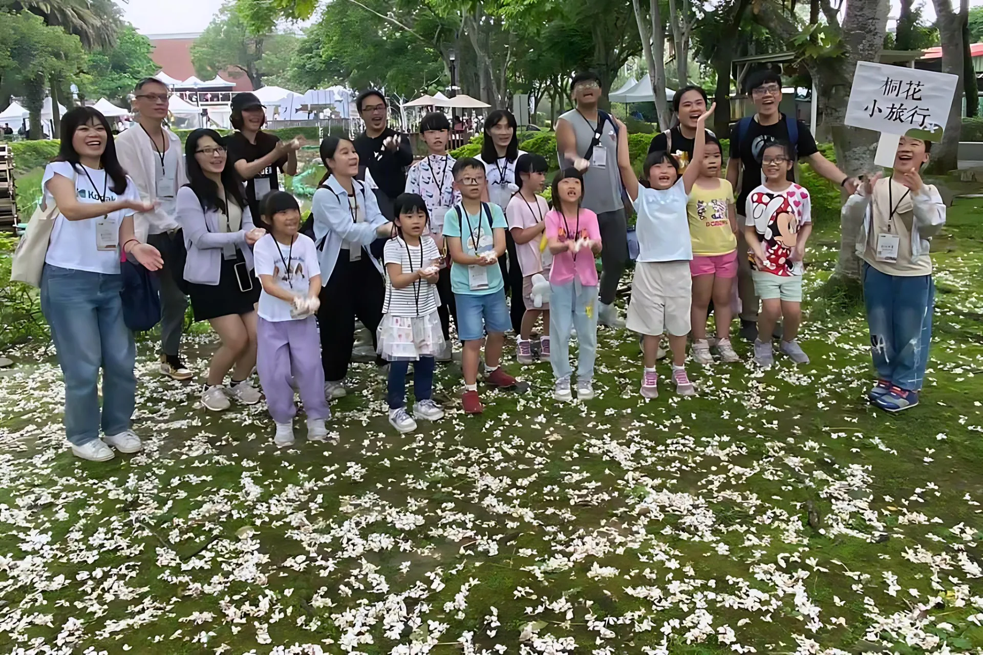 桃園桐花祭舉辦桐花小旅行。2025資料照，桃市府提供