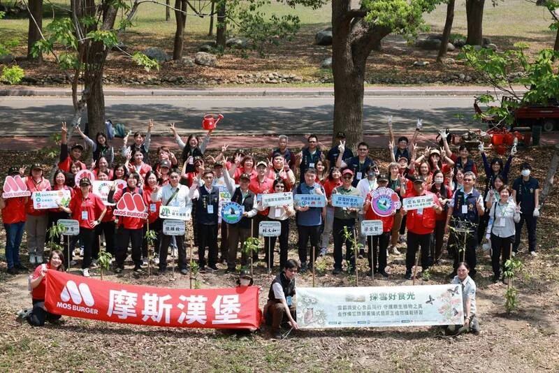 雪管處攜手企業協力修復生態環境，共同打造原生植物園區。雪管處提供