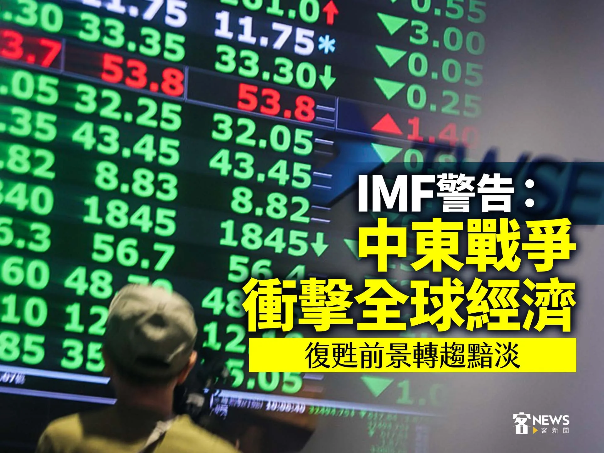 IMF警告：中東戰爭衝擊全球經濟　復甦前景轉趨黯淡