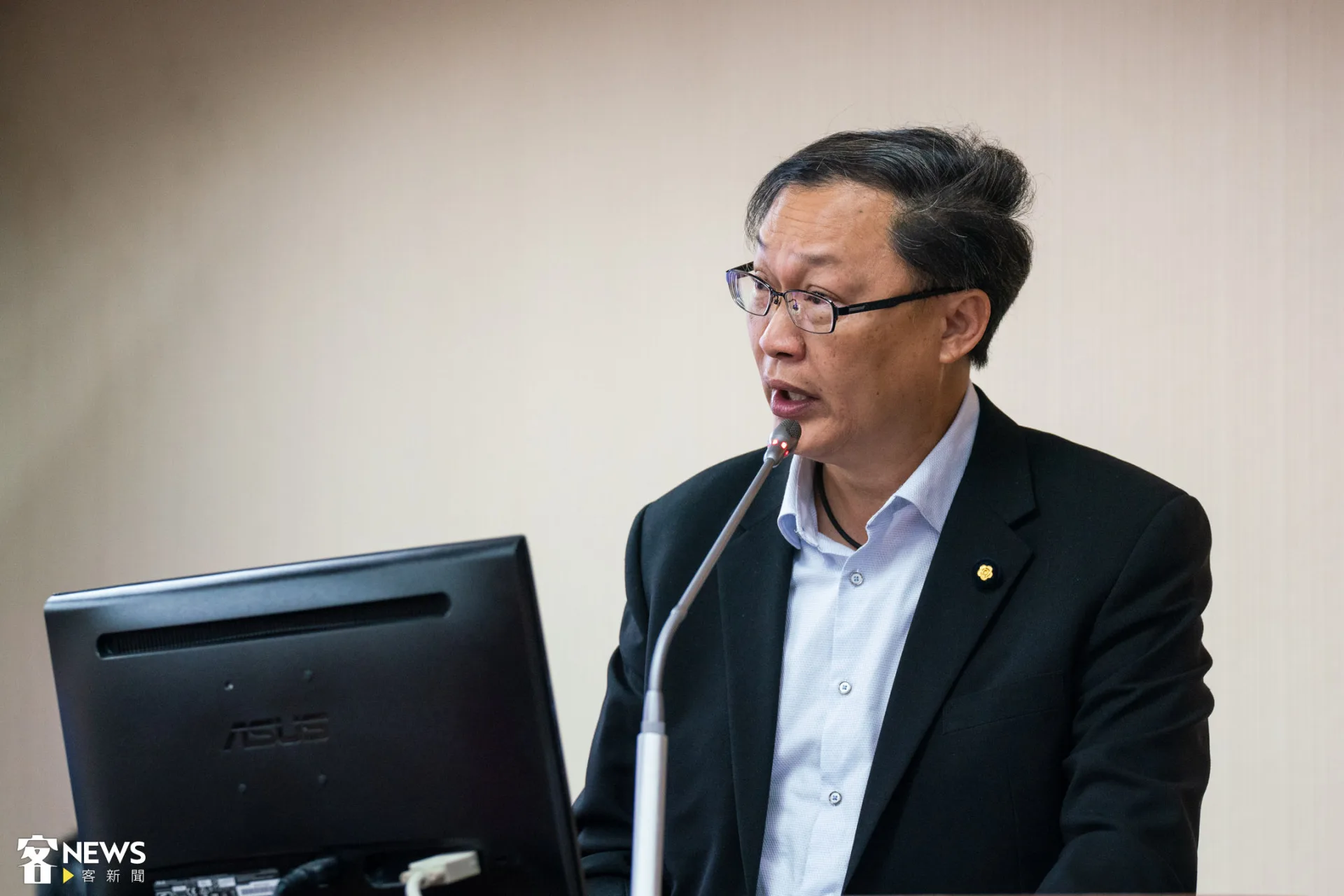 民進黨立委徐富揆乙客語質詢,關心客加幣及文化發電機等政策。朱愷元攝