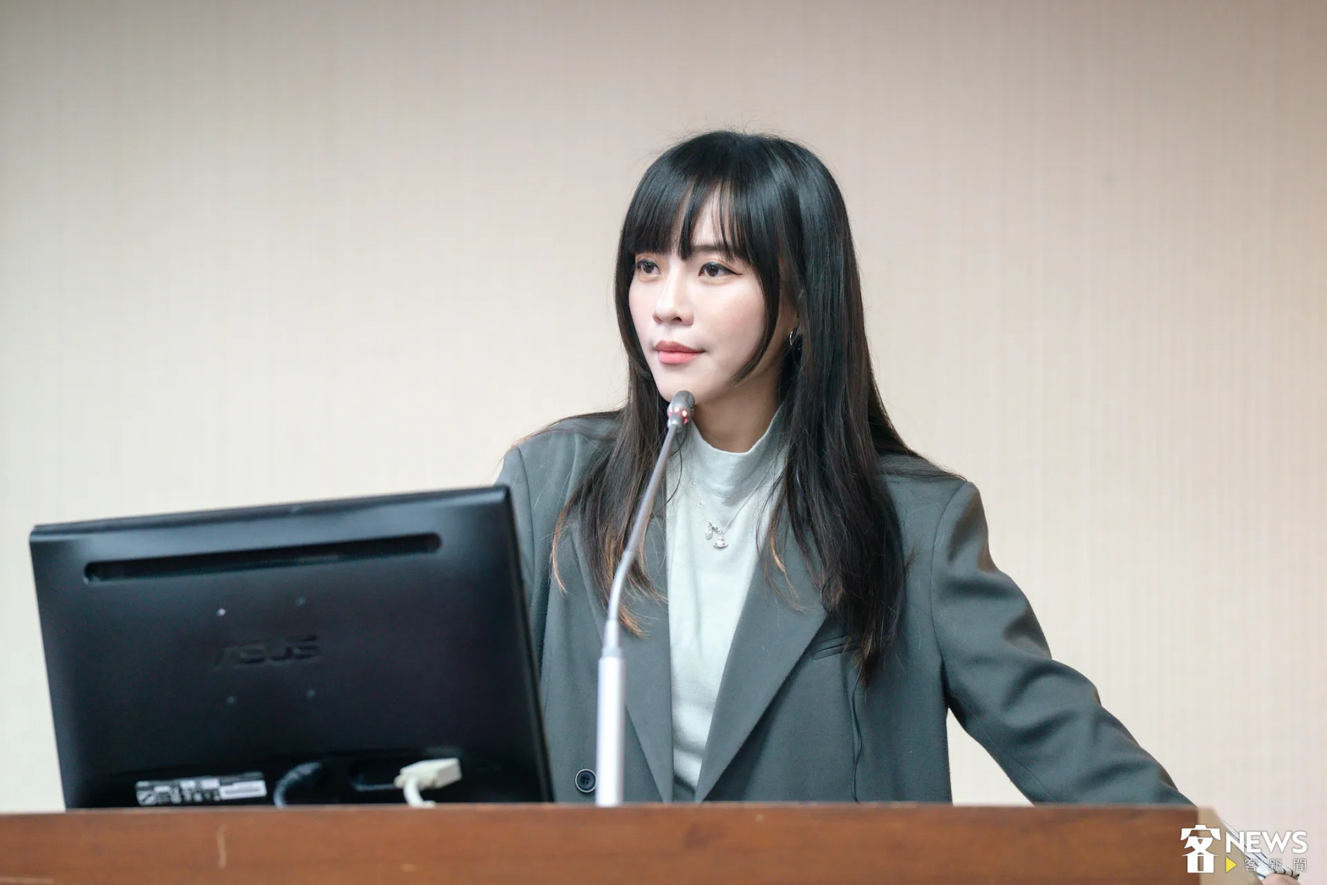 民進黨立委黃捷主張客家幣可以擴大使用範圍。朱愷元攝