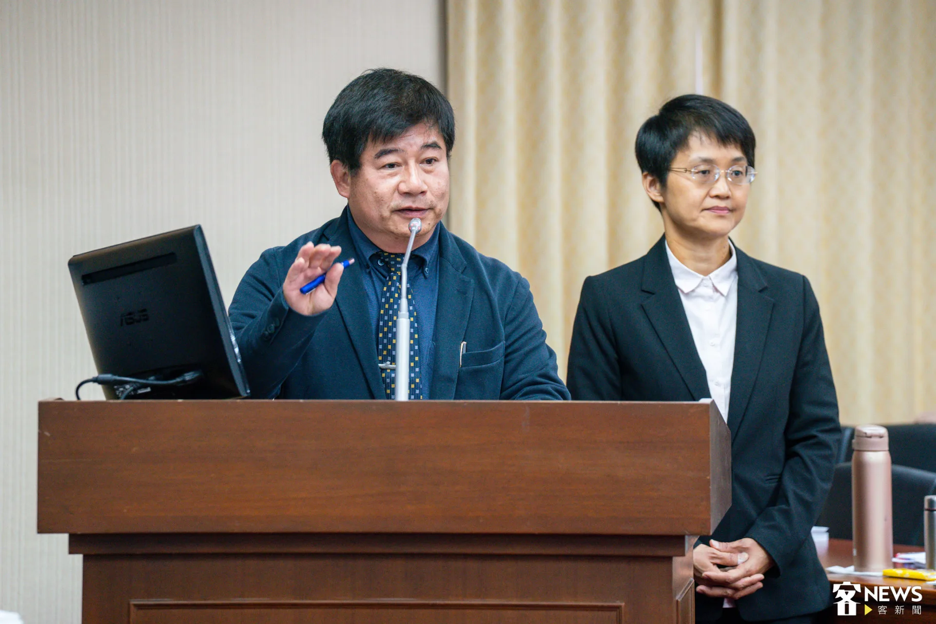 客傳會董事長宋廷棟（中）指出，部電影在於文化面向、歷史面向以及情感記憶面向，有許多無法用票房計算的價值。朱愷元攝