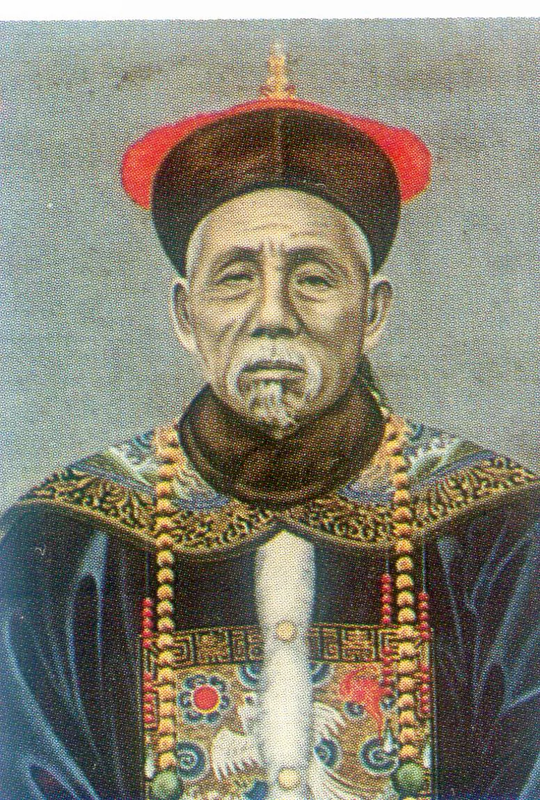 黃南球是清末拓墾先賢，他晚年的畫像帶著幾許風霜。何來美翻攝