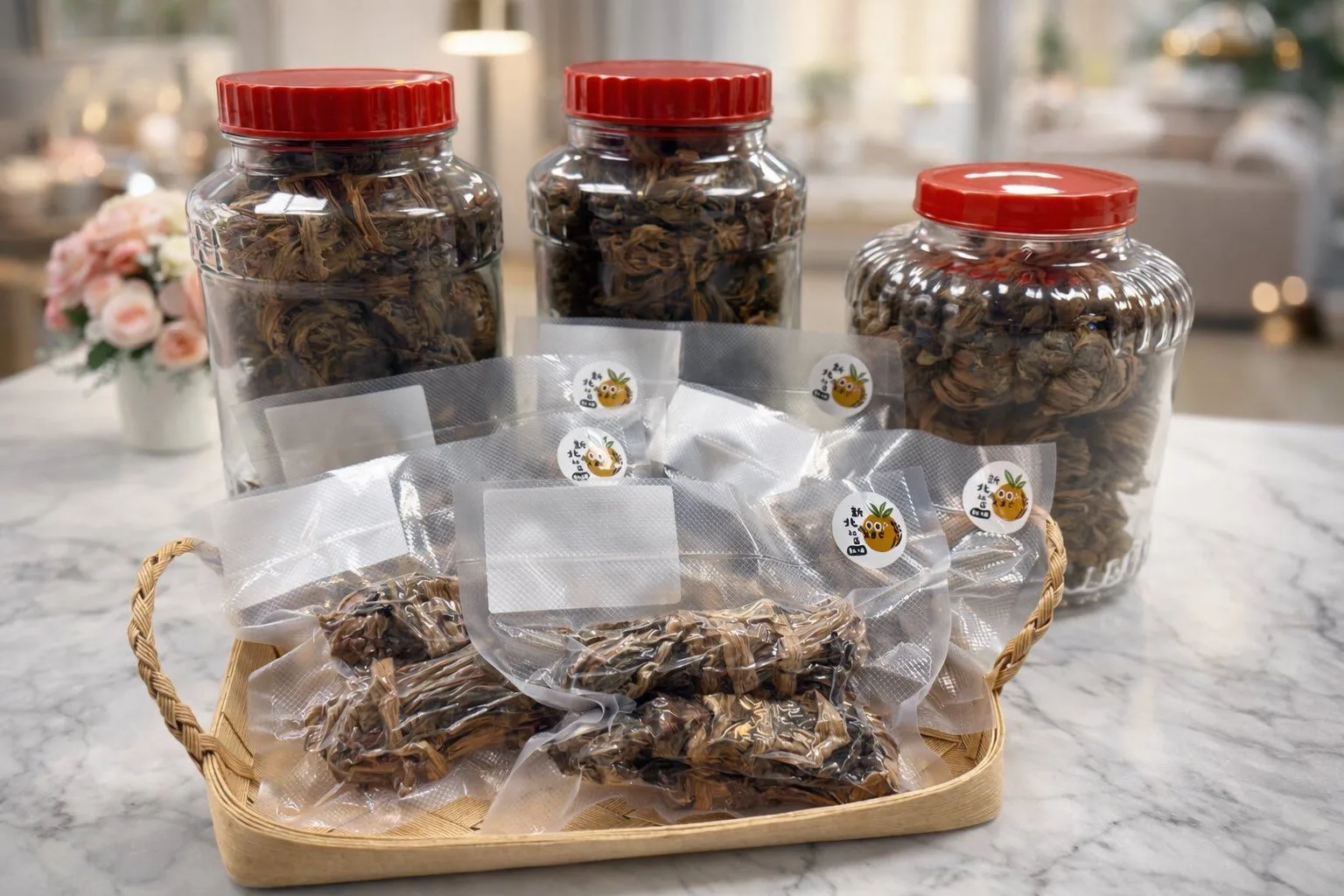 新竹縣新埔新北社區,透過數位平台銷售在地農產品。新埔新北社區提供