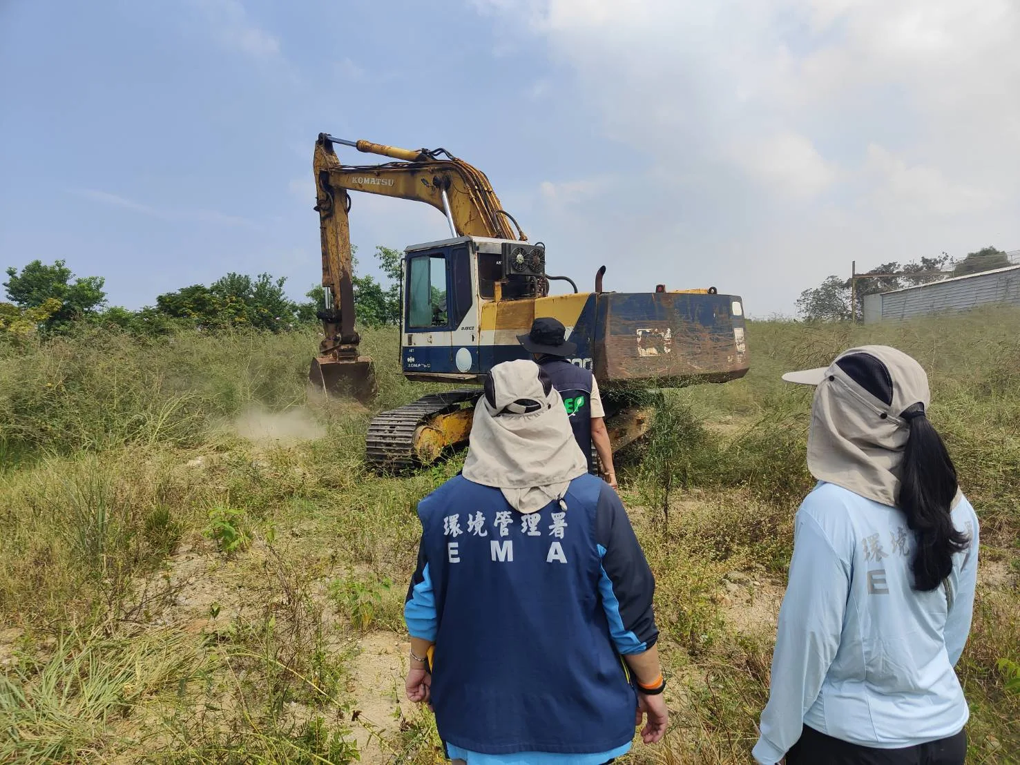 桃園龍潭、楊梅有不法集團「假租地種樹」，不法所得逾4億元。桃園市環保局提供