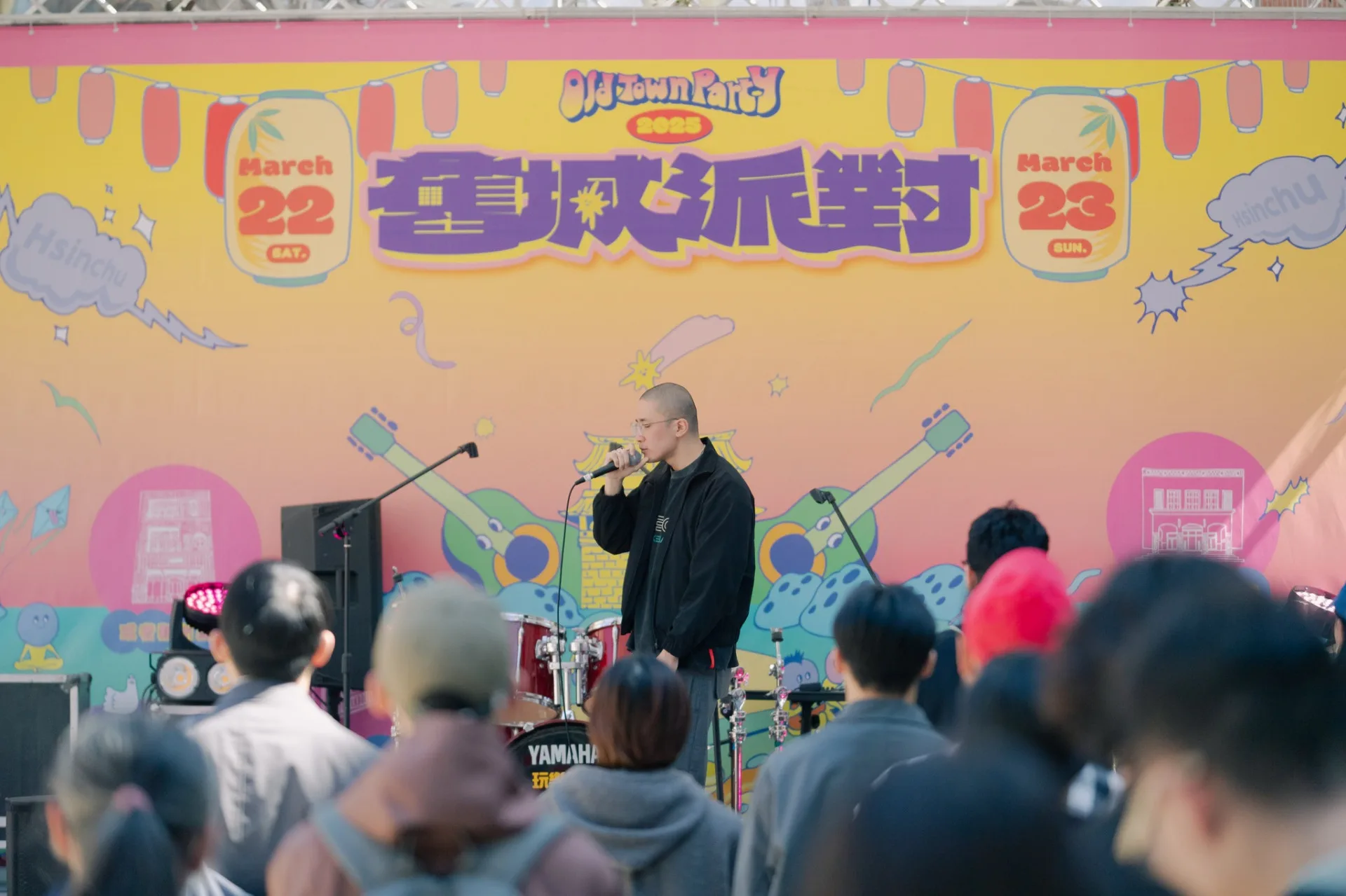 舊城派對活動範圍包括東門市場、或者新州屋以及新竹影像博物館。圖為2025舊城派對。黃子軒提供