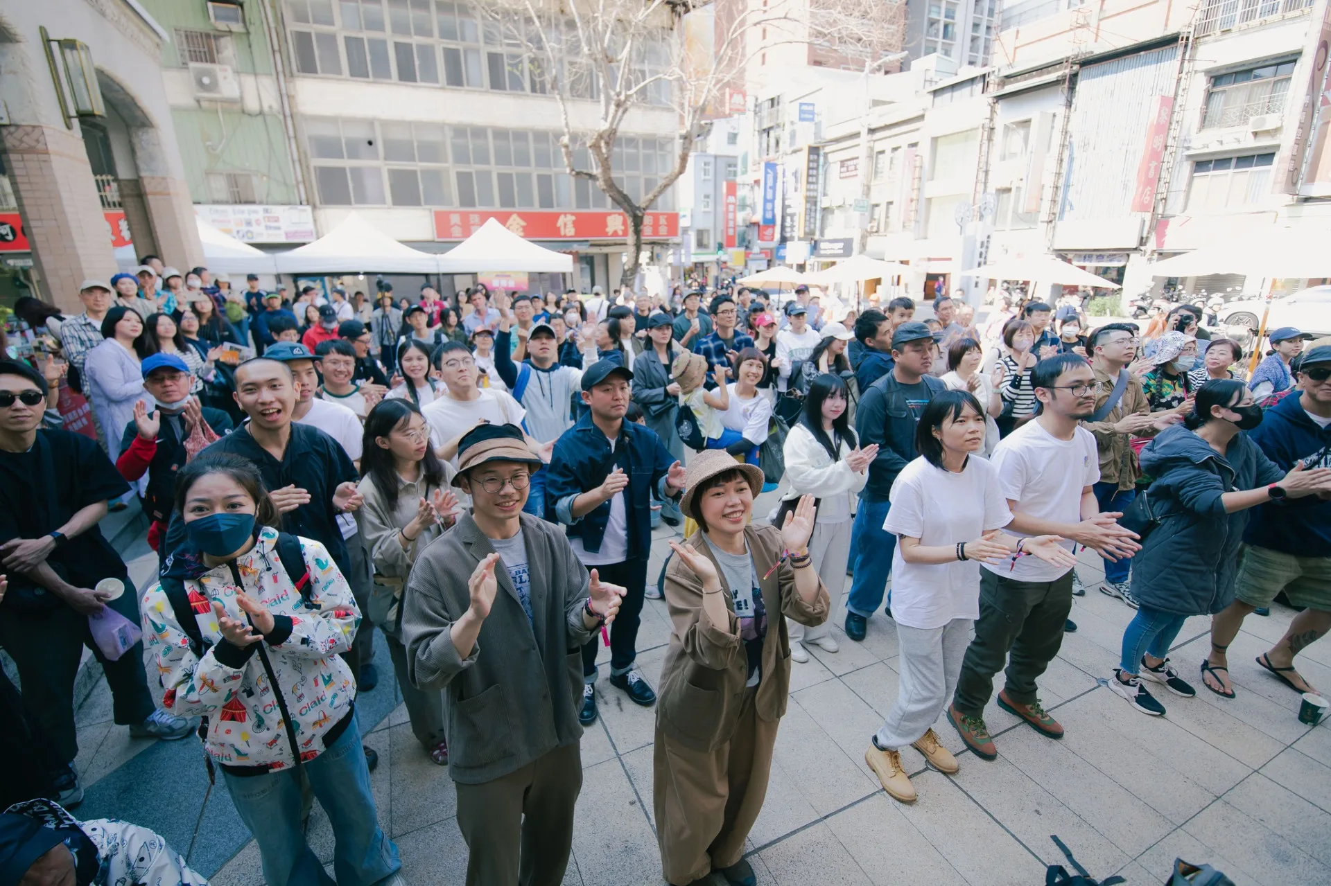 舊城派對活動範圍包括東門市場、或者新州屋以及新竹影像博物館（圖）。圖為2025舊城派對。黃子軒提供