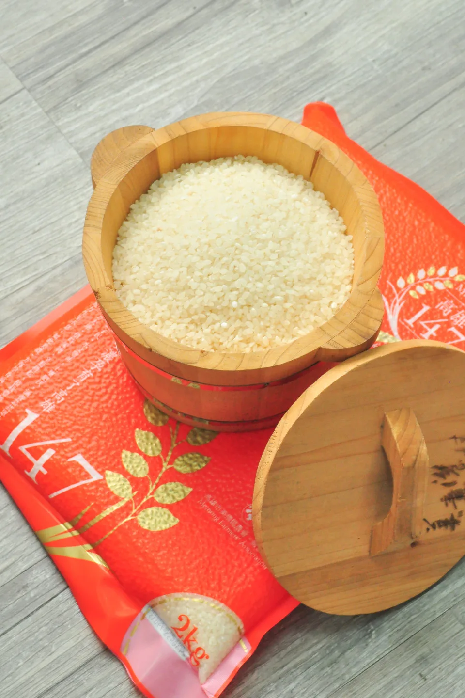 高雄147號白米。美濃農會提供