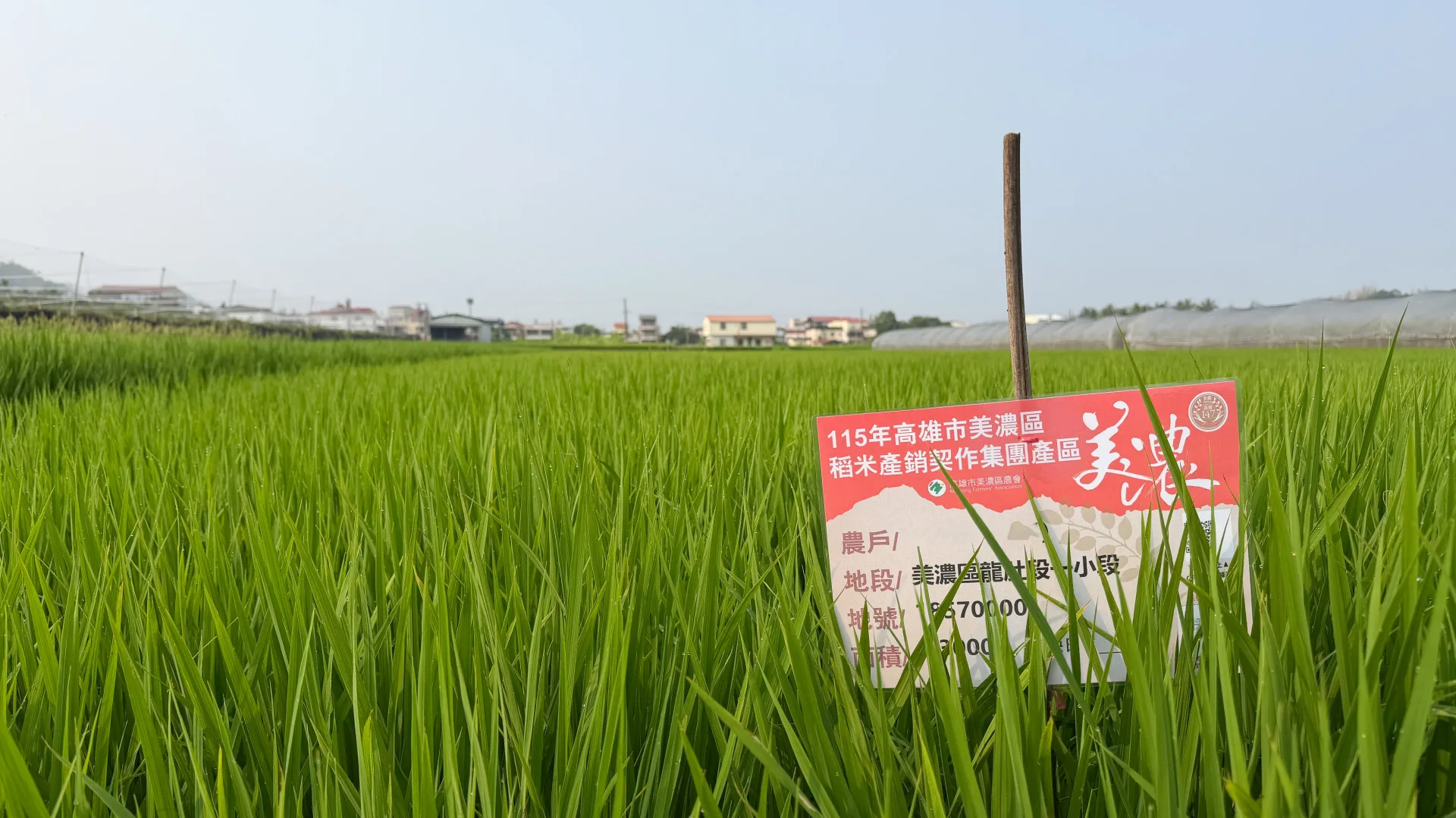 每一片田區都有自己的基本資料。李慧宜攝