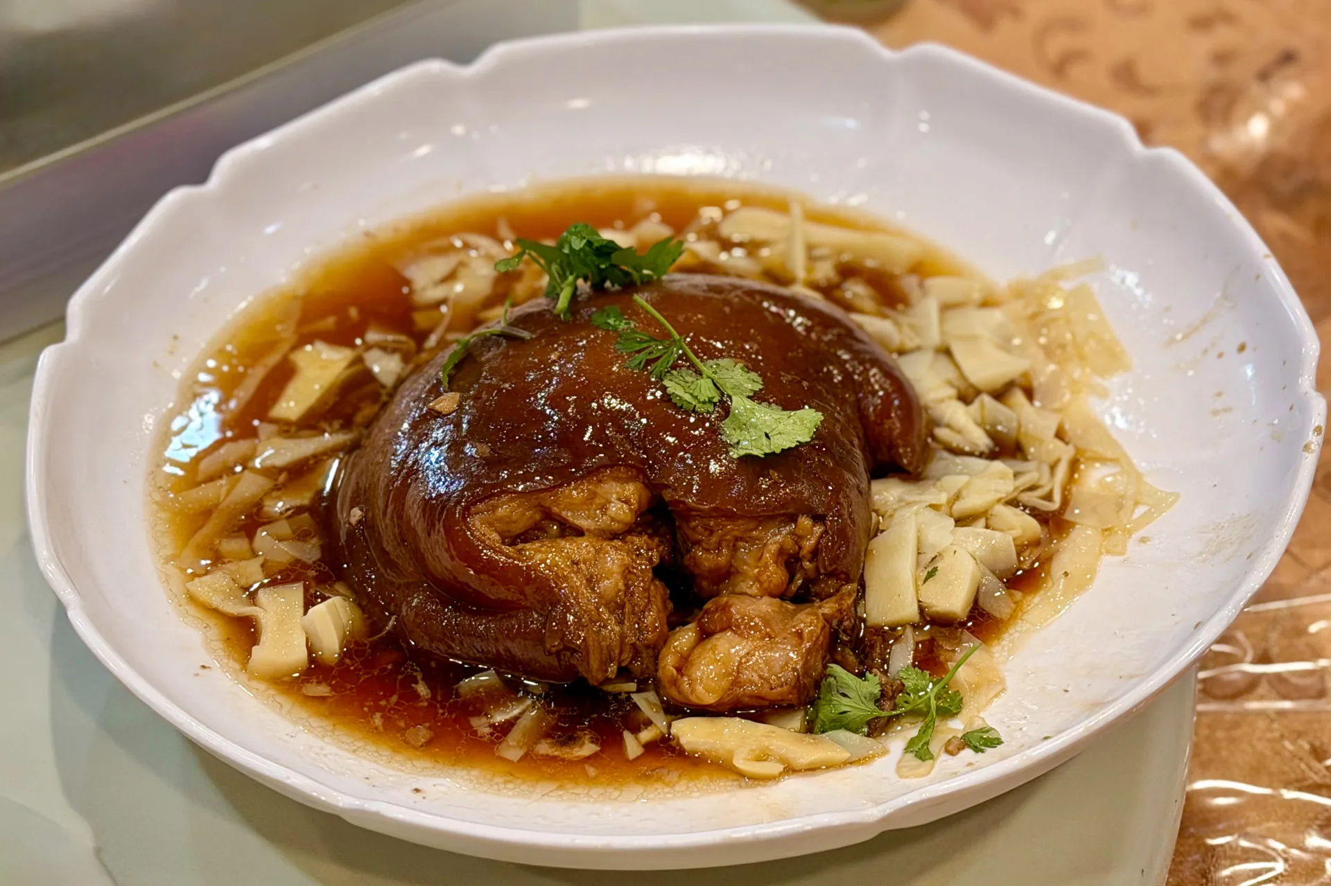 筍乾封腿。蕭秀琴攝