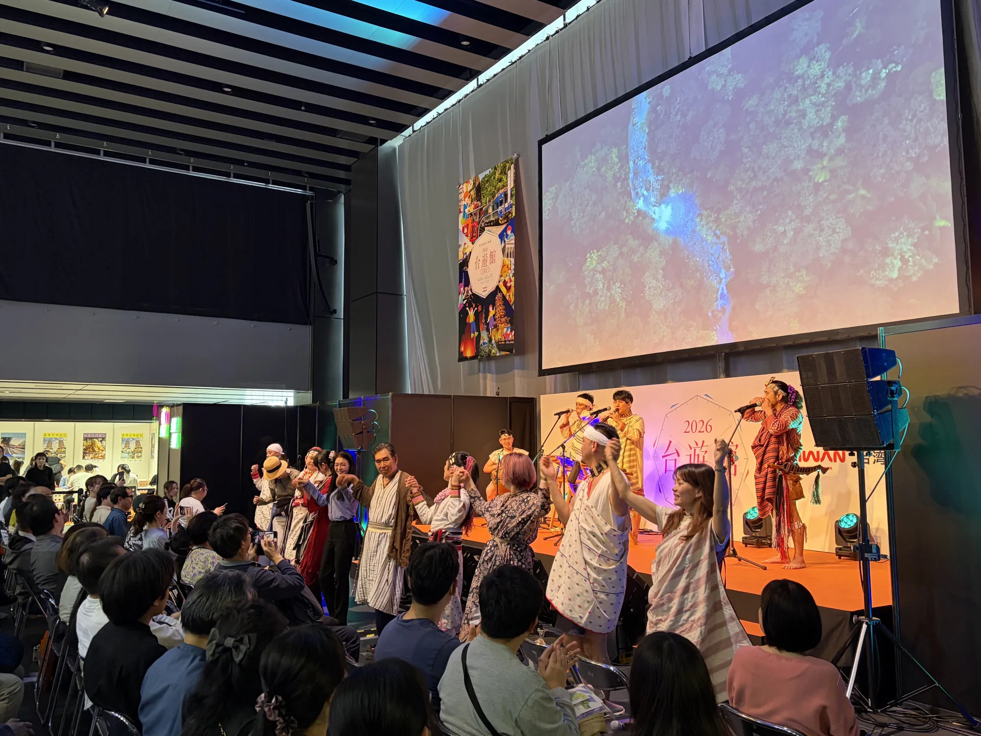 交通部觀光署搶攻日客,以「台灣不打烊」24小時日夜魅力席捲東京。交通部觀光署提供