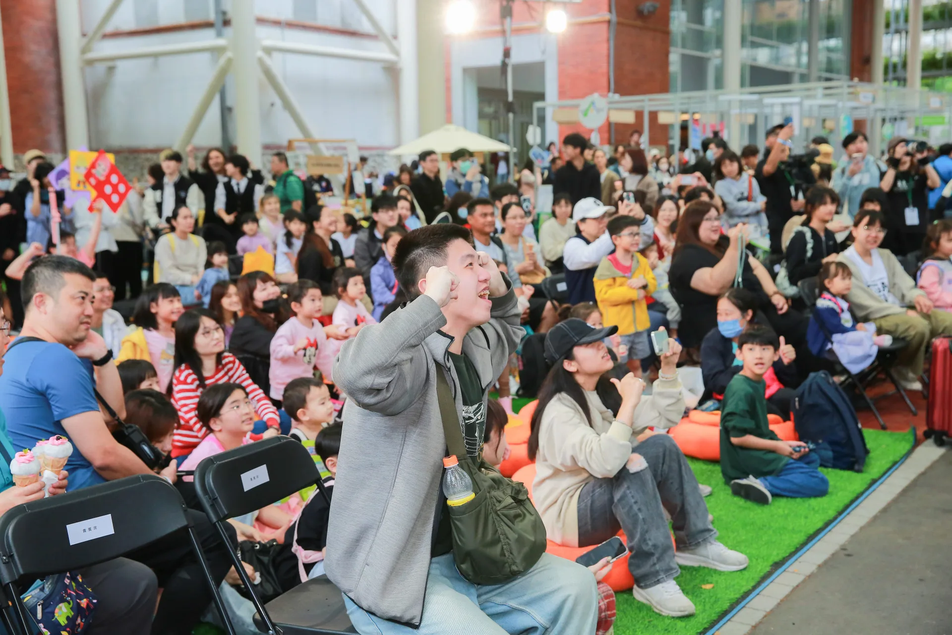 為響應4月22日的「世界地球日」，台北市客家文化主題公園（客家公園）舉辦「永續城市，碳為觀止」園遊會。台北市政府客家事務委員會提供