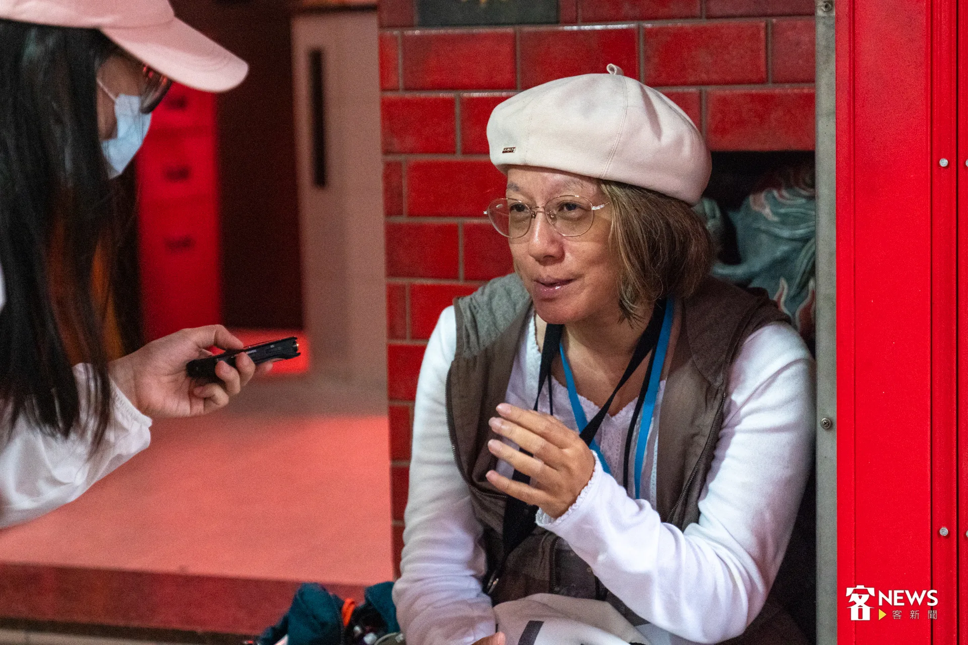 「過去一點也不了解安坑，這次深入走一趟收穫很多。」非客籍、從台北前來參與的王小姐這麼說。洪藝晅攝