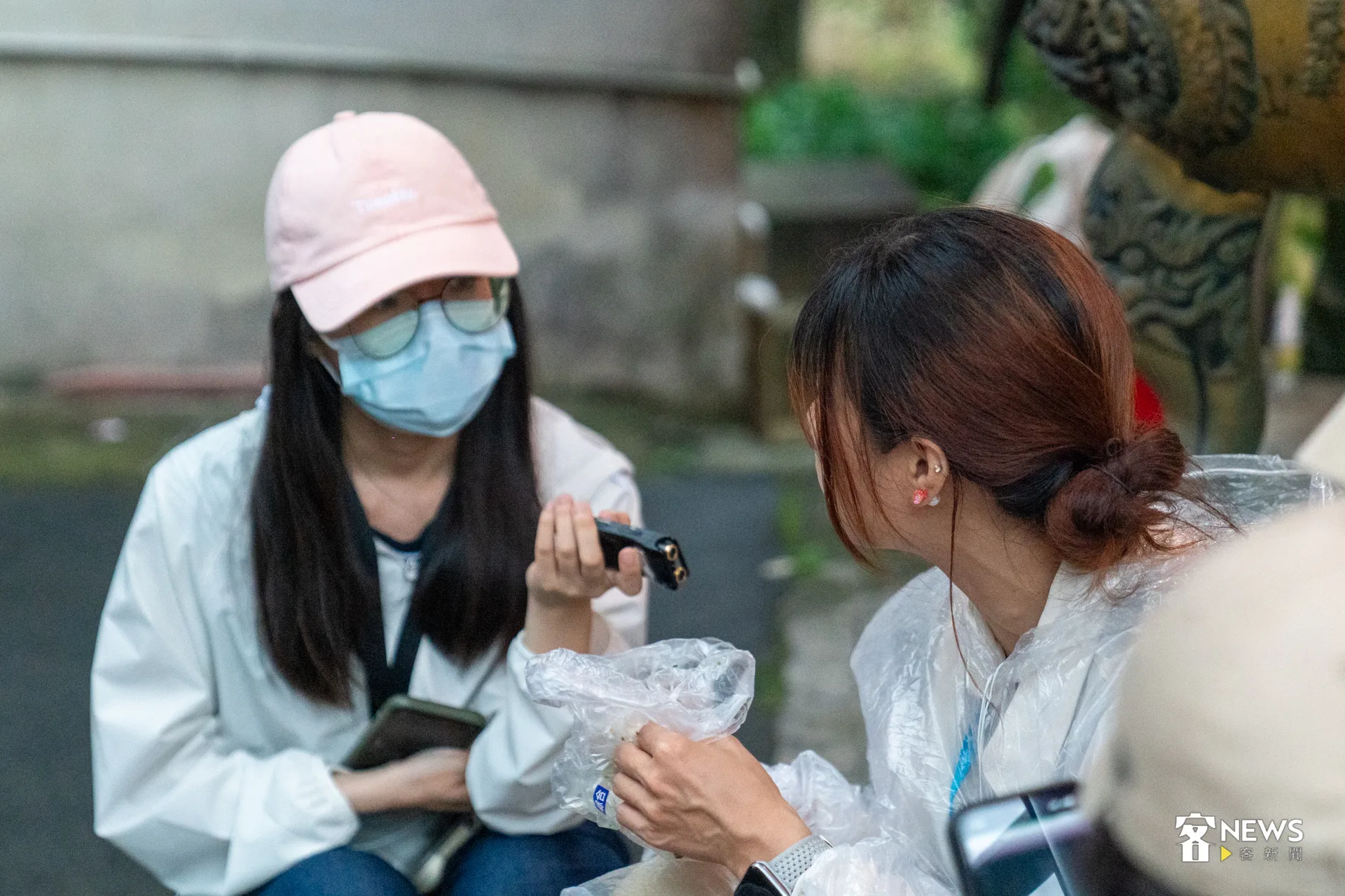 老家在新竹北埔的賴彥儒表示，「平常很難認識到新北客家，想去找資料也不多。」所以今天與朋友一同參與活動。洪藝晅攝