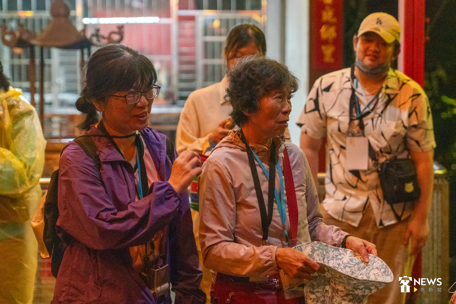 安坑客底小旅行從下午開始一路至夜晚，帶領民眾走入安坑的歷史脈絡。洪藝晅攝