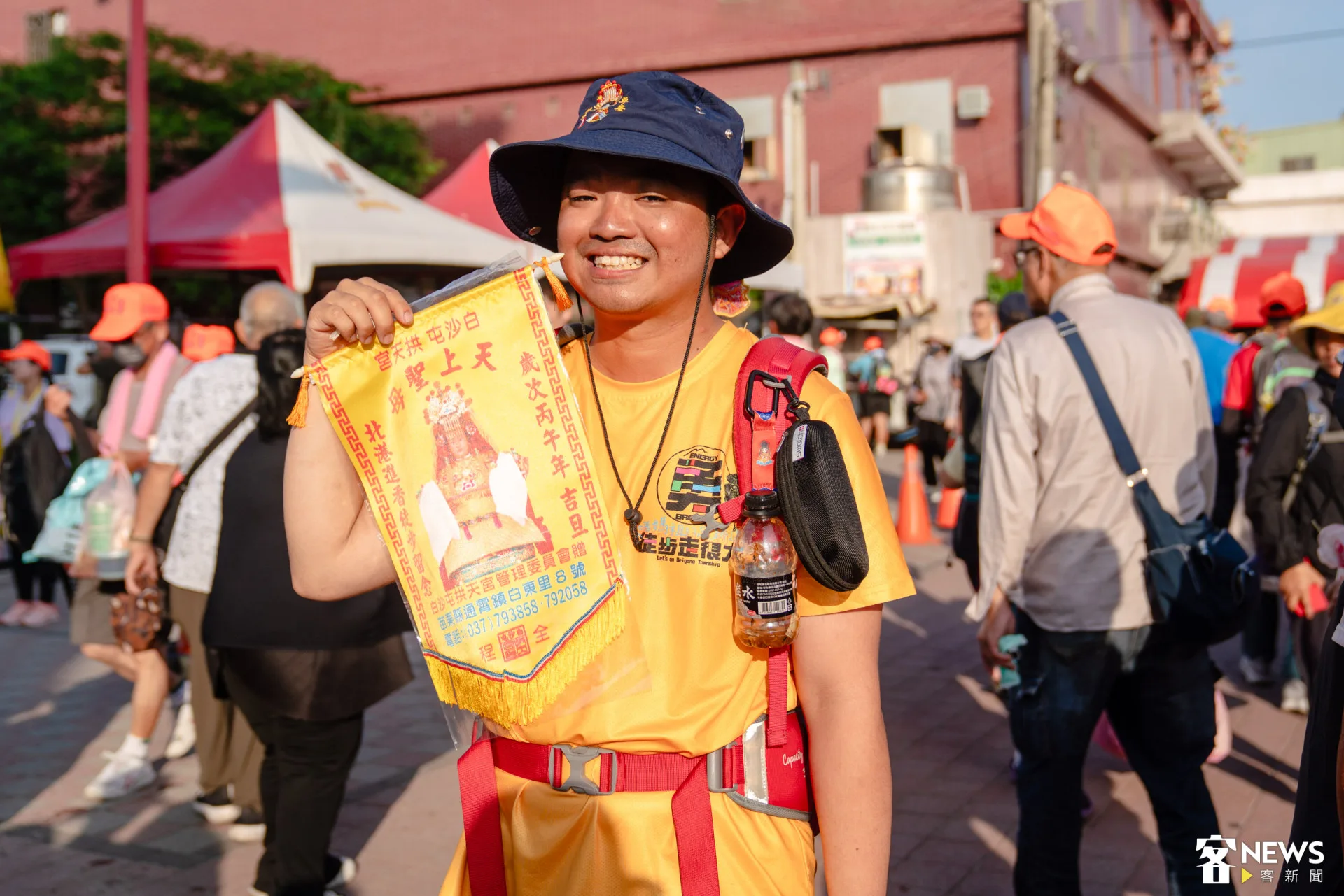 34歲的馬來西亞人林稚俊，今年第五年終於徒步走完全程。范修語攝