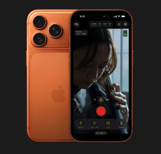 特納斯John Ternus的團隊透過改造的iPhone產品陣容包括iPhone 17 Pro和Pro Max。翻攝蘋果官網