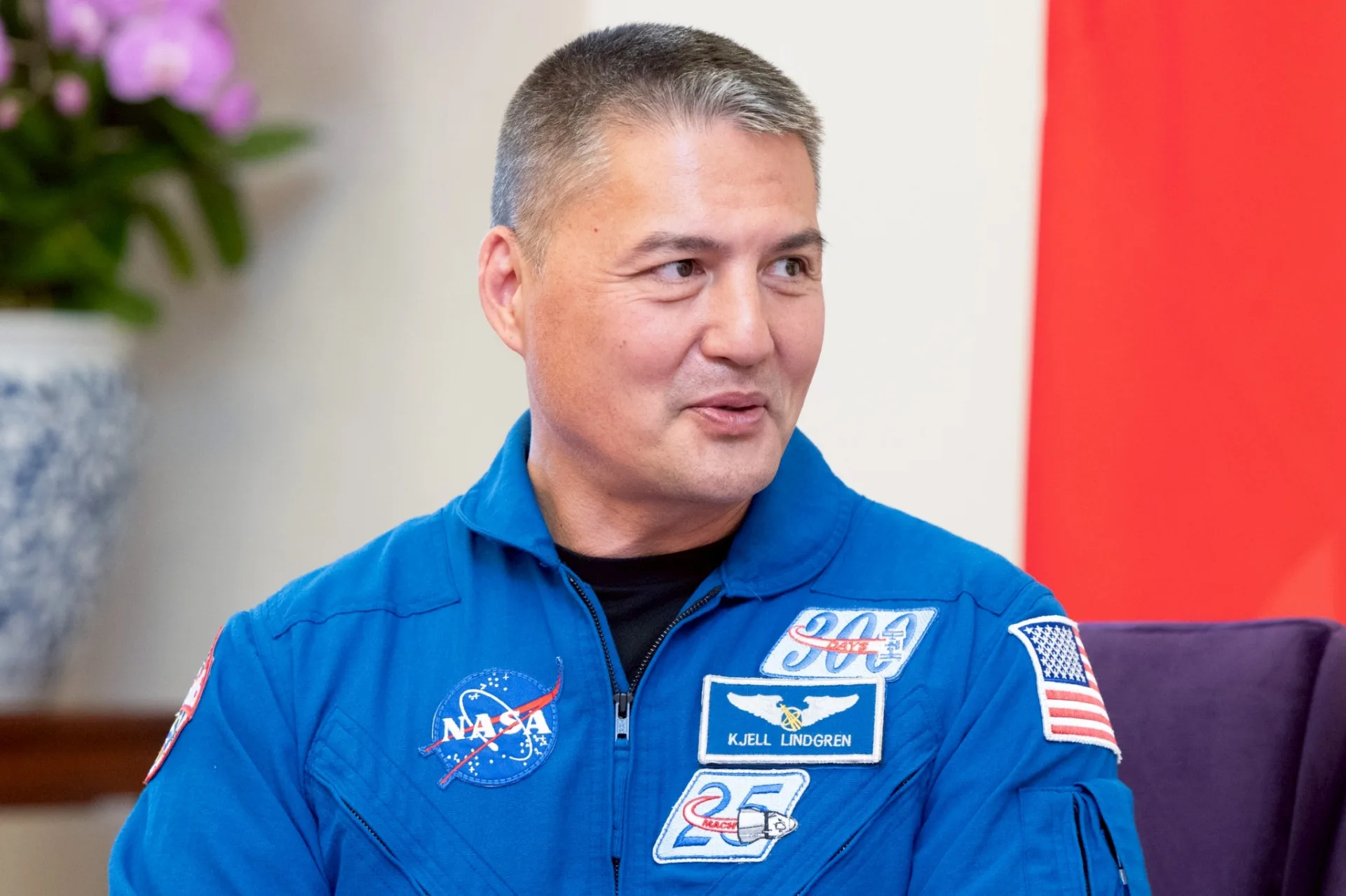 林琪兒曾完成兩次太空漫步，在低地球軌道進行超過300項科學實驗。總統府提供