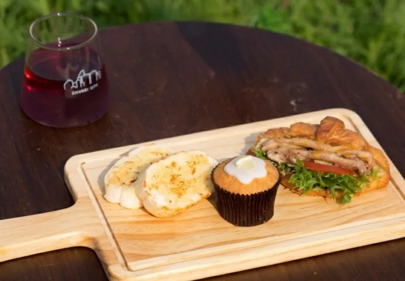 春日慢宴野餐體驗：春日拾味午茶。竹北市公所提供