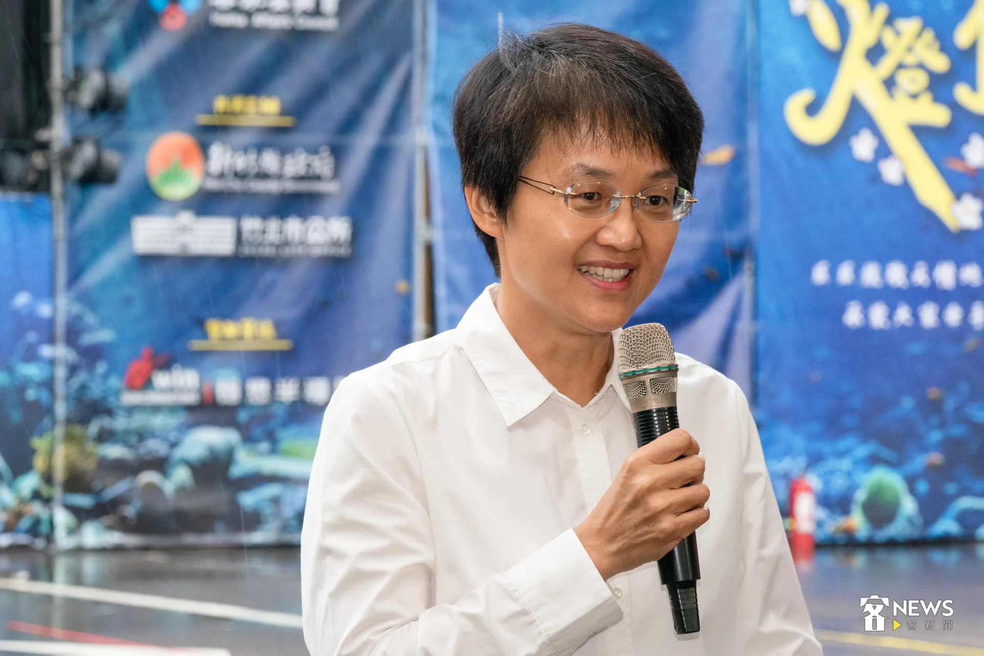 客委會主委古秀妃表示，兒童節是屬於孩子的重要節日，希望透過《燈怪》這份禮物，讓孩子與家長在觀賞戲劇的過程中，自然而然接觸客語、認識客家文化。洪藝晅攝