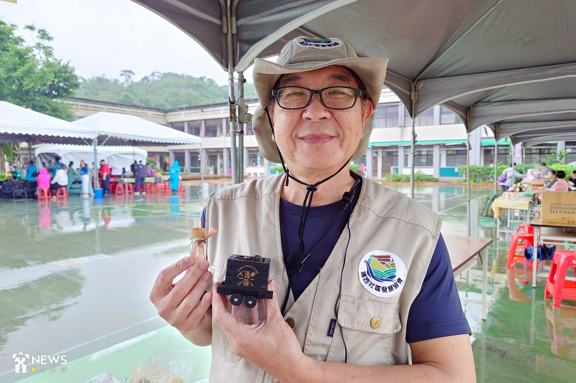 林飛海說，四、五月走訪一趟「焦炭窯」正好能欣賞桐花。李台源攝