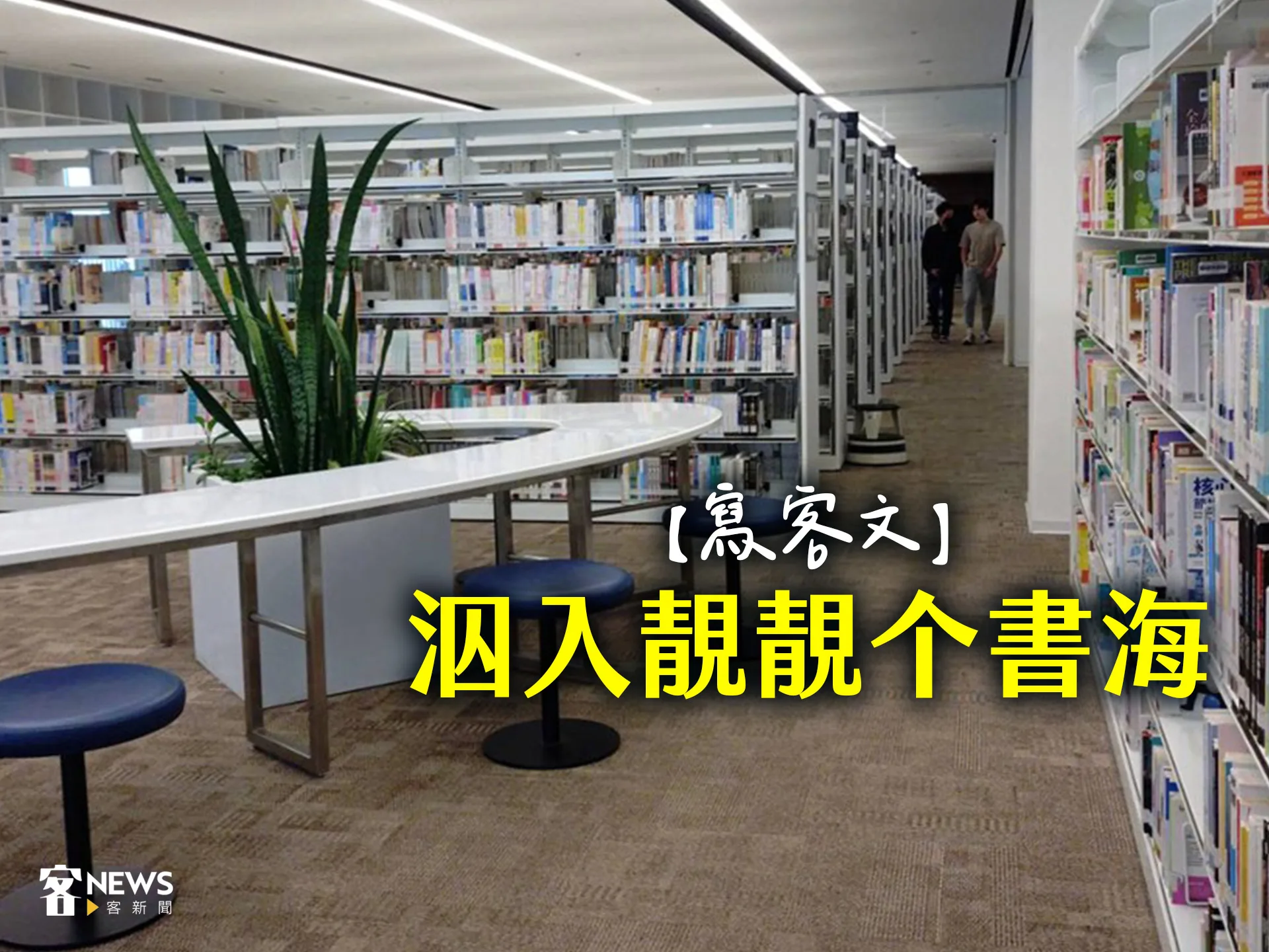 【寫客文】泅入靚靚个書海