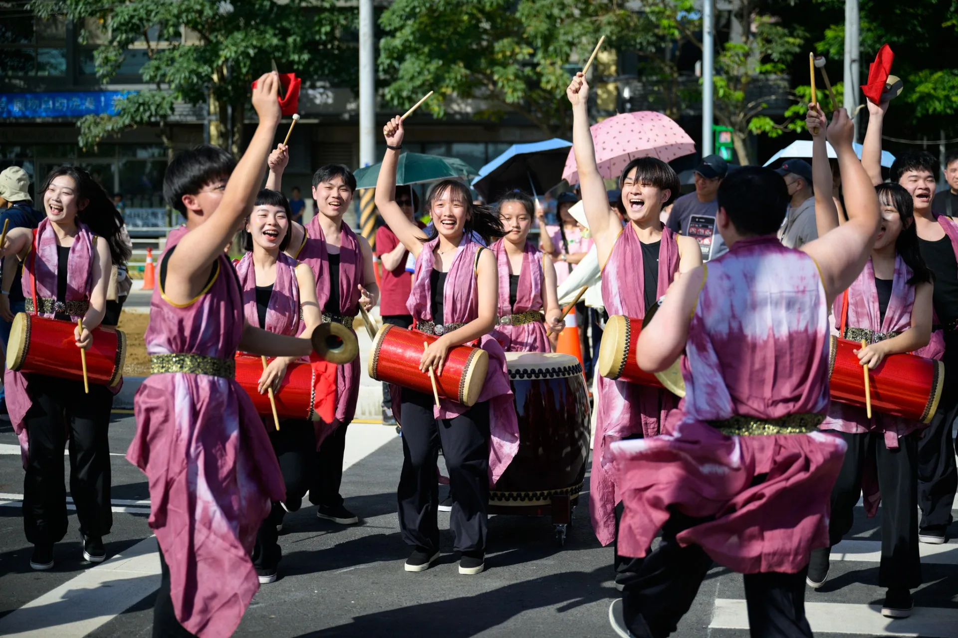 淡江大橋通車活動，資料照。翻攝自我和大橋在一起｜淡江大橋開幕藝術季FB